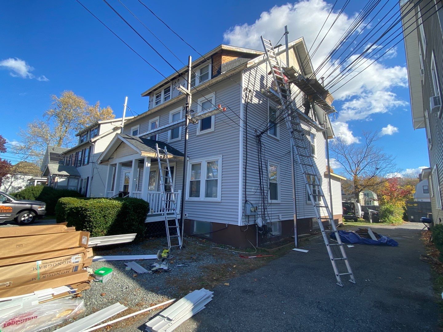 Residential Roofing Installation using GAF Timberline HDZ by Sensible Home Solutions