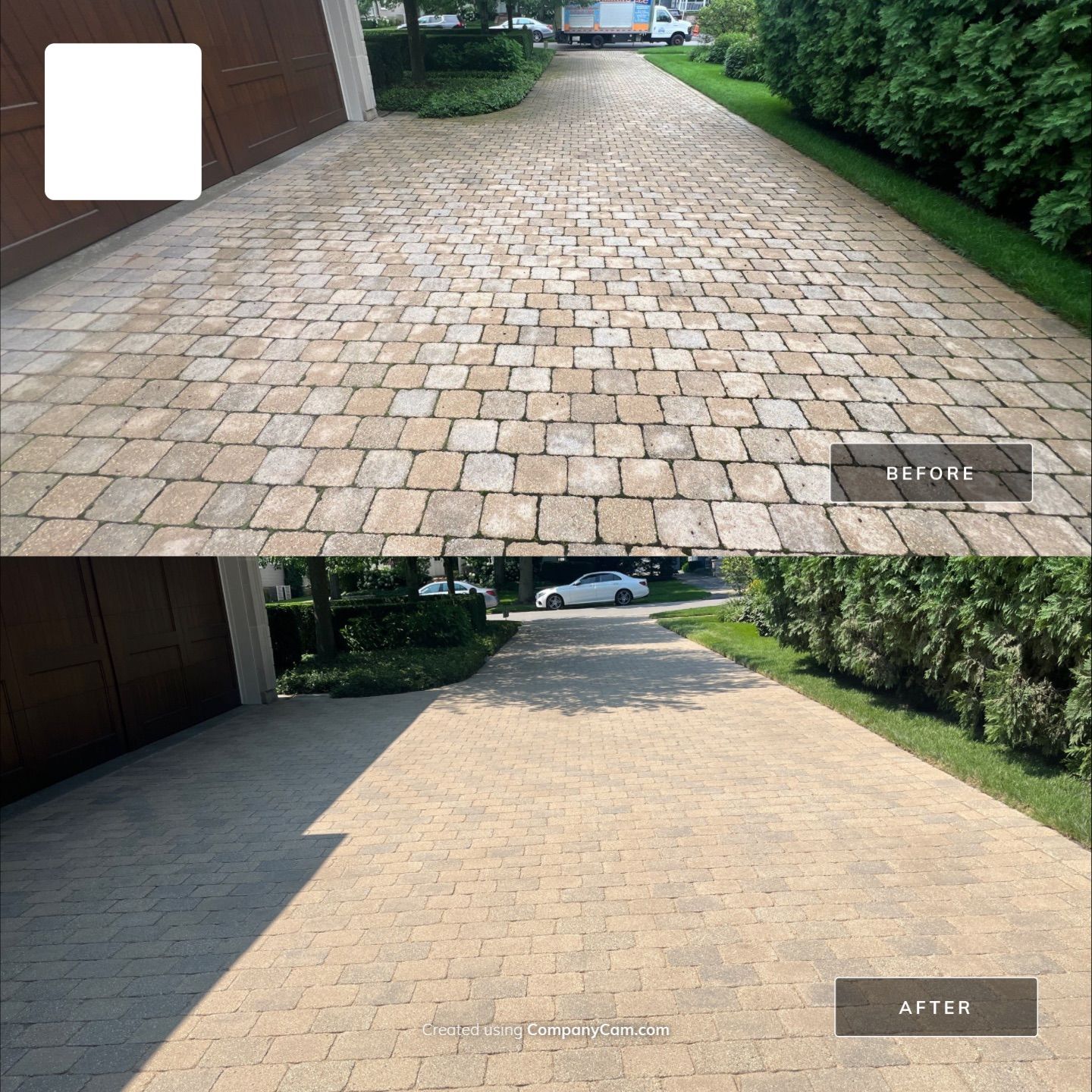 Brick paver clean, sand and seal.  using Surebond SB-1300 by Northern Power Washing LLC.