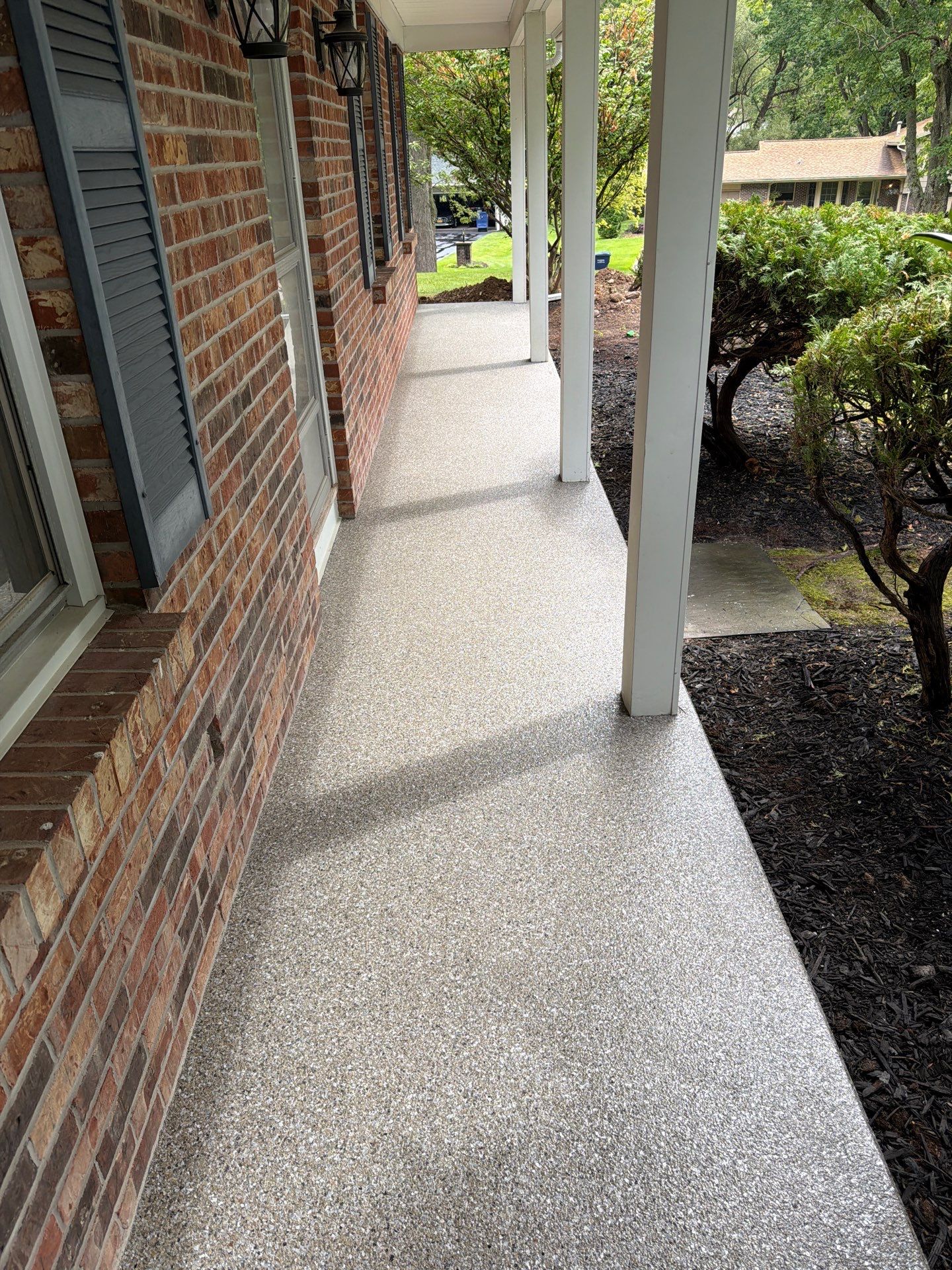 Vintage Shalestone Porch Coating by NG Masonry & Construction LLC