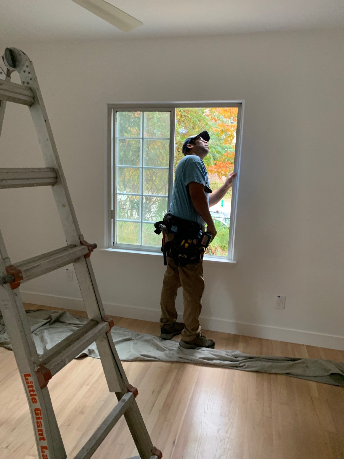 Window Installation using Amsco Studio Series Vinyl by American Window Company