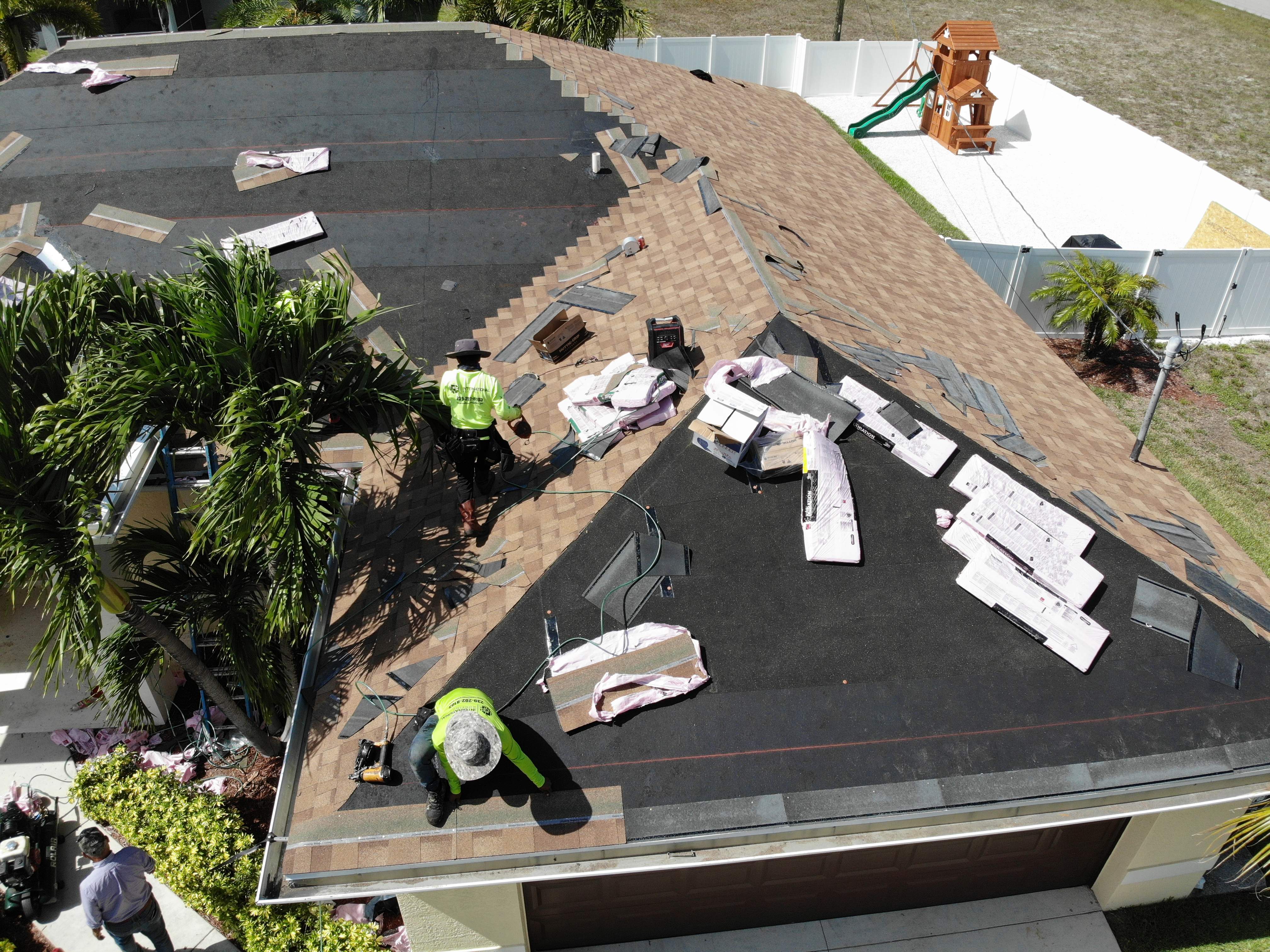 Residential Shingle Roof Install in Cape Coral by International Roofing