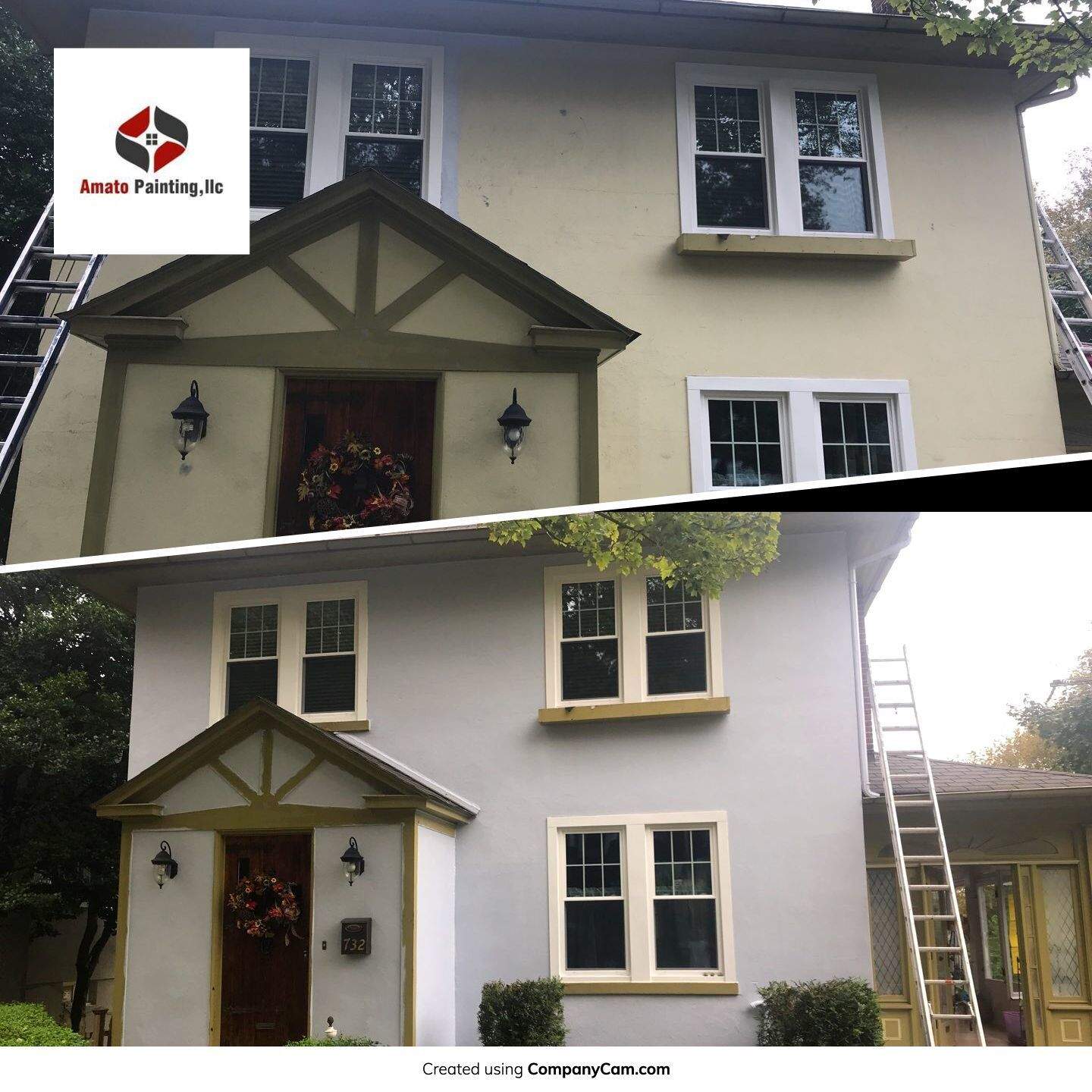 Exterior Painting Using Sherwin Williams Paints by Ryan Amato Painting LLC and Lehigh Valley Epoxy