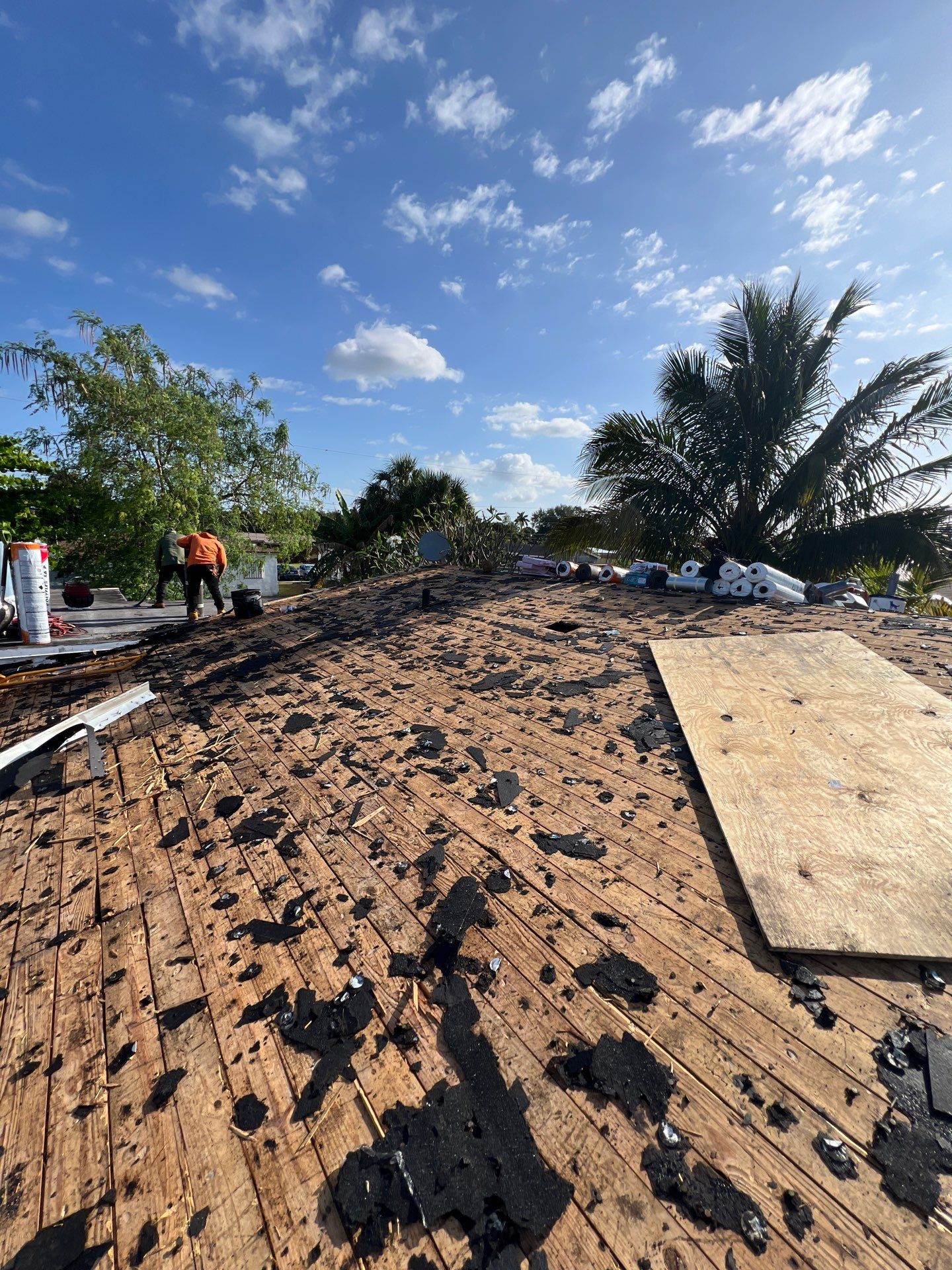 Beautiful Blue Shingle Re-Roof in Hollywood! by First Due Roofing