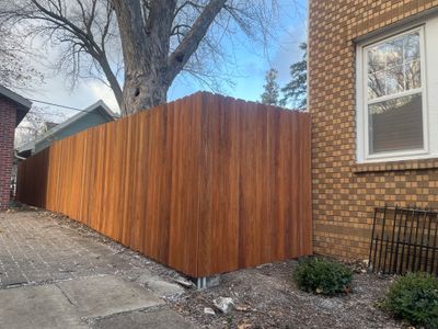 Clear Cedar | 6' | Side By Side | Dog Ear • Pecan