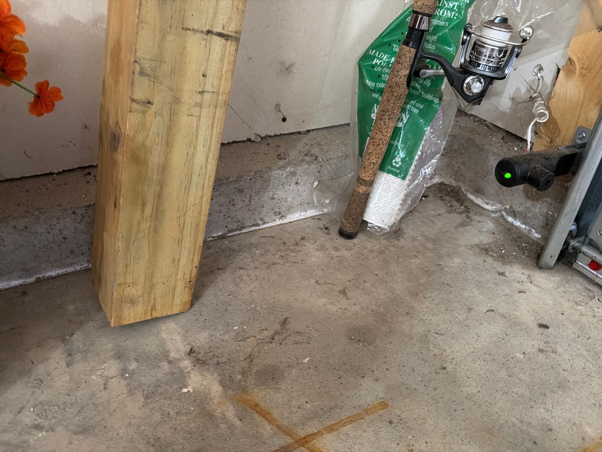 Epoxy Garage Floor Coating with Decorative Flake in Harrisburg by Select Painting, Coatings & Garage Cabinets