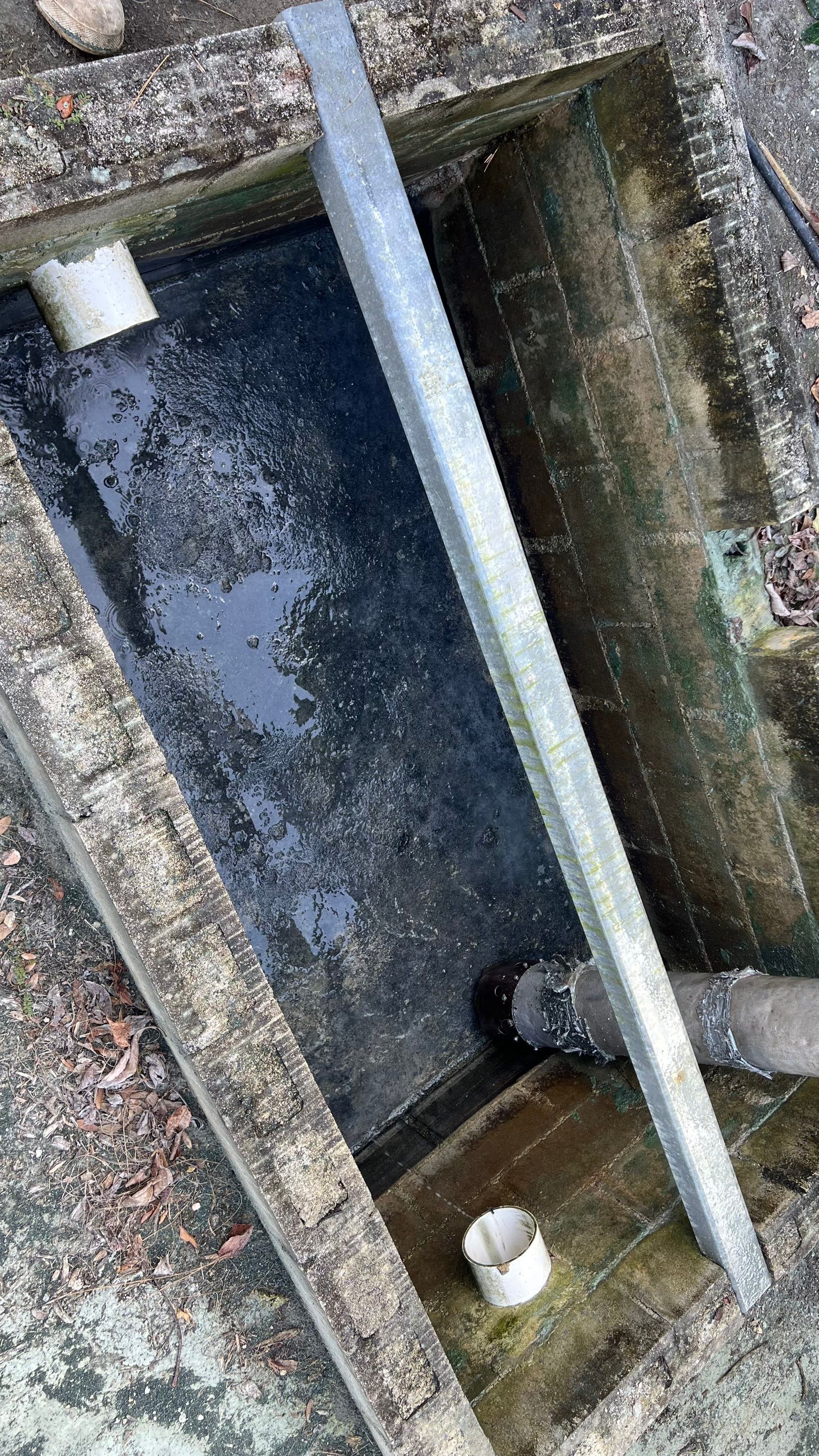 Cleaning Tennis Court Catch Basins by Don Mar, Inc. Storm Water Solutions