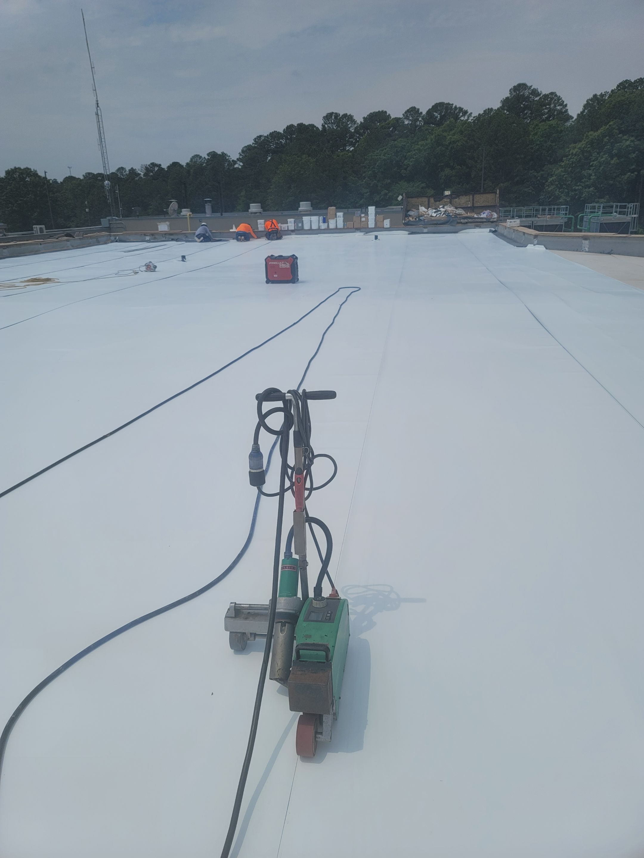 Choctaw Nation Hospital - Med Surg Building by Hostetler Roofing