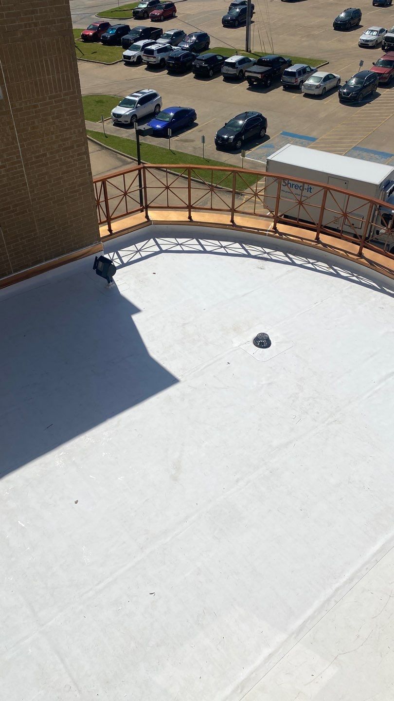 TPO Project in McAlester by Decor Roofing & Restoration