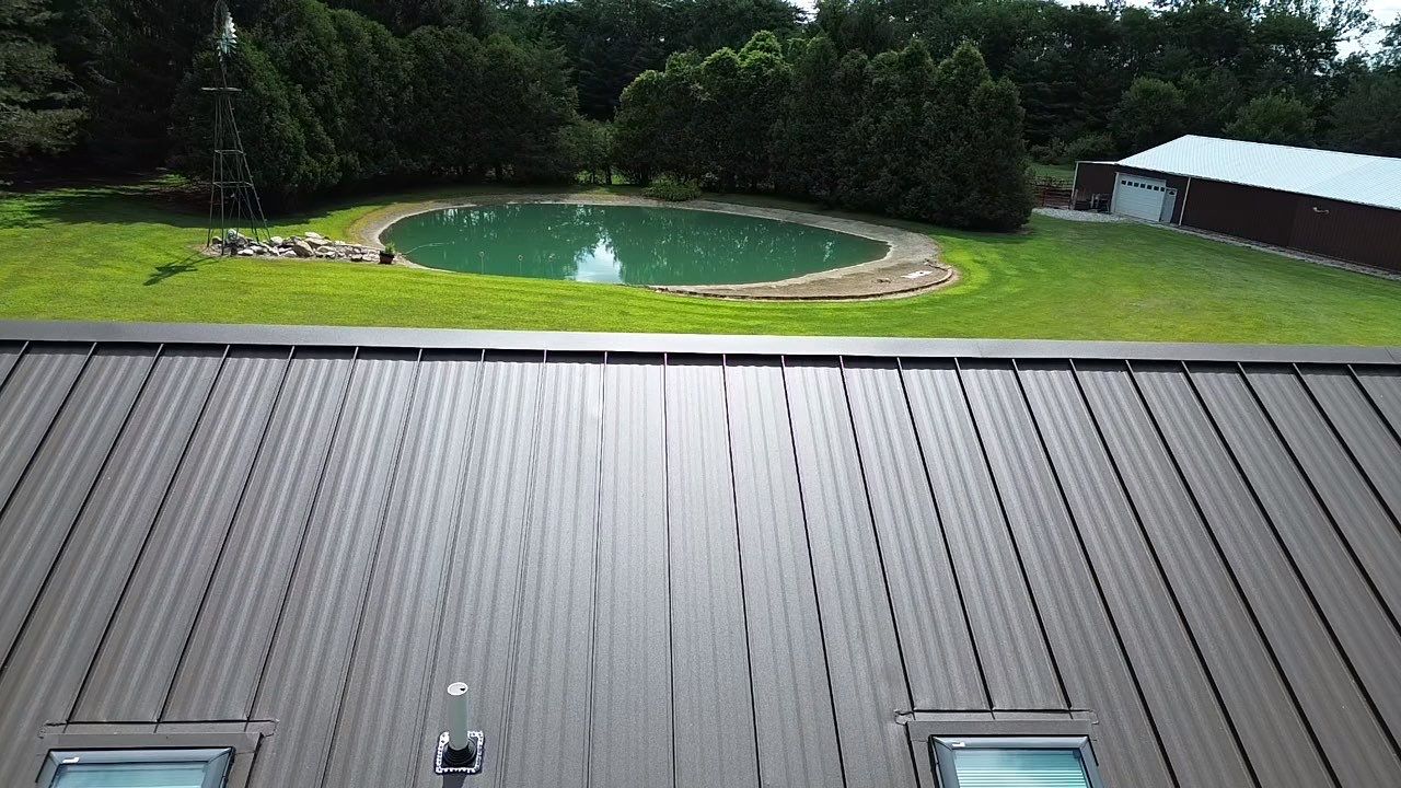 Standing Seam Project in Edgerton, OH by 4Ever Metal Roofing