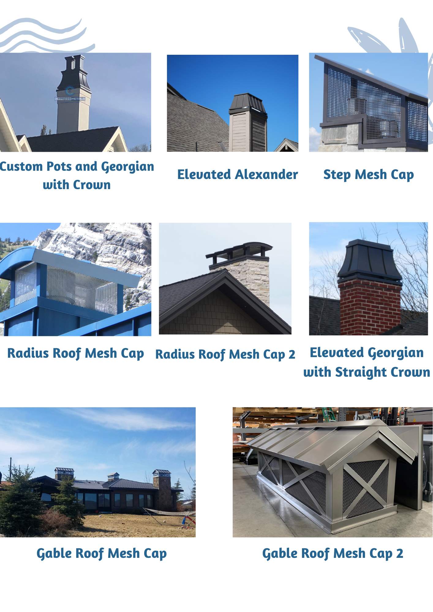 Accesories by Master Rain Gutters.