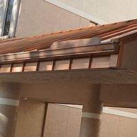 24ga 1.5" Mechanical Seam Copper Metallic  by Total Roofing System The Metal Roof Experts