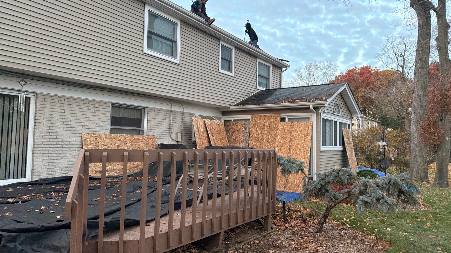 Roof Replacement using Owens Corning Onyx Black by 180 Contractors