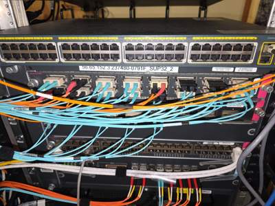 Structured cabling installation by CimaSolutions
