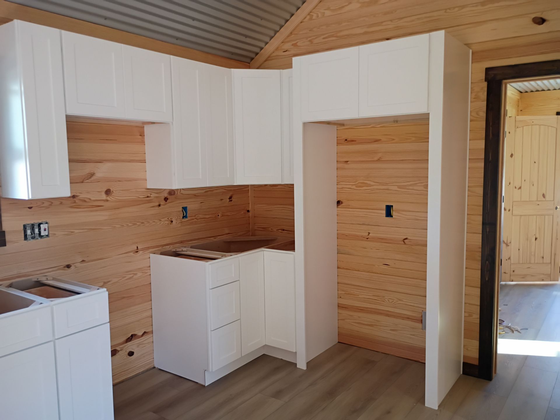 Barn House Blitz: Full Cabinet Installation Completed in One Day by Tibi Soli LLC