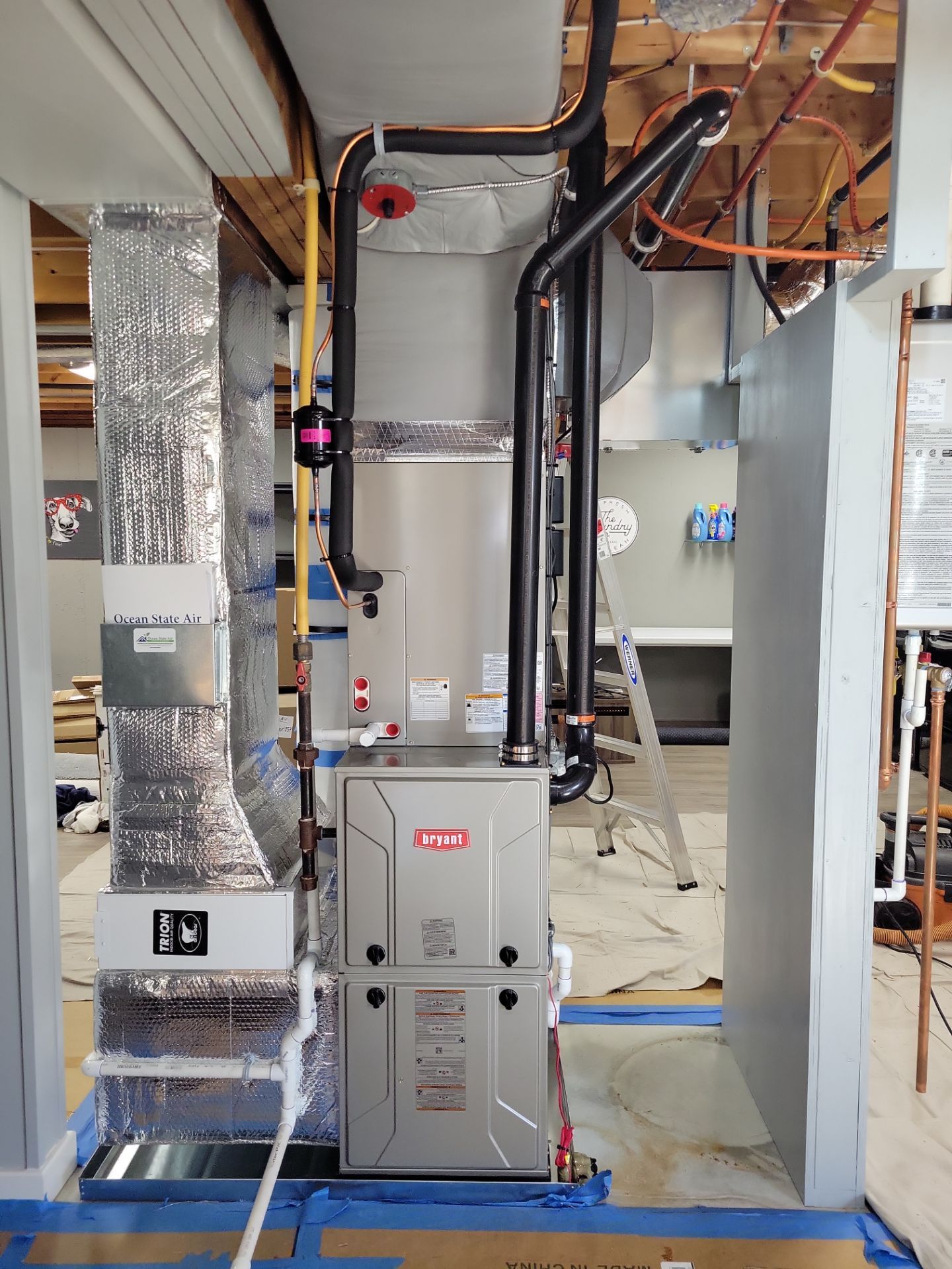 Gas Furnace Upgrade by Ocean State Air Solutions