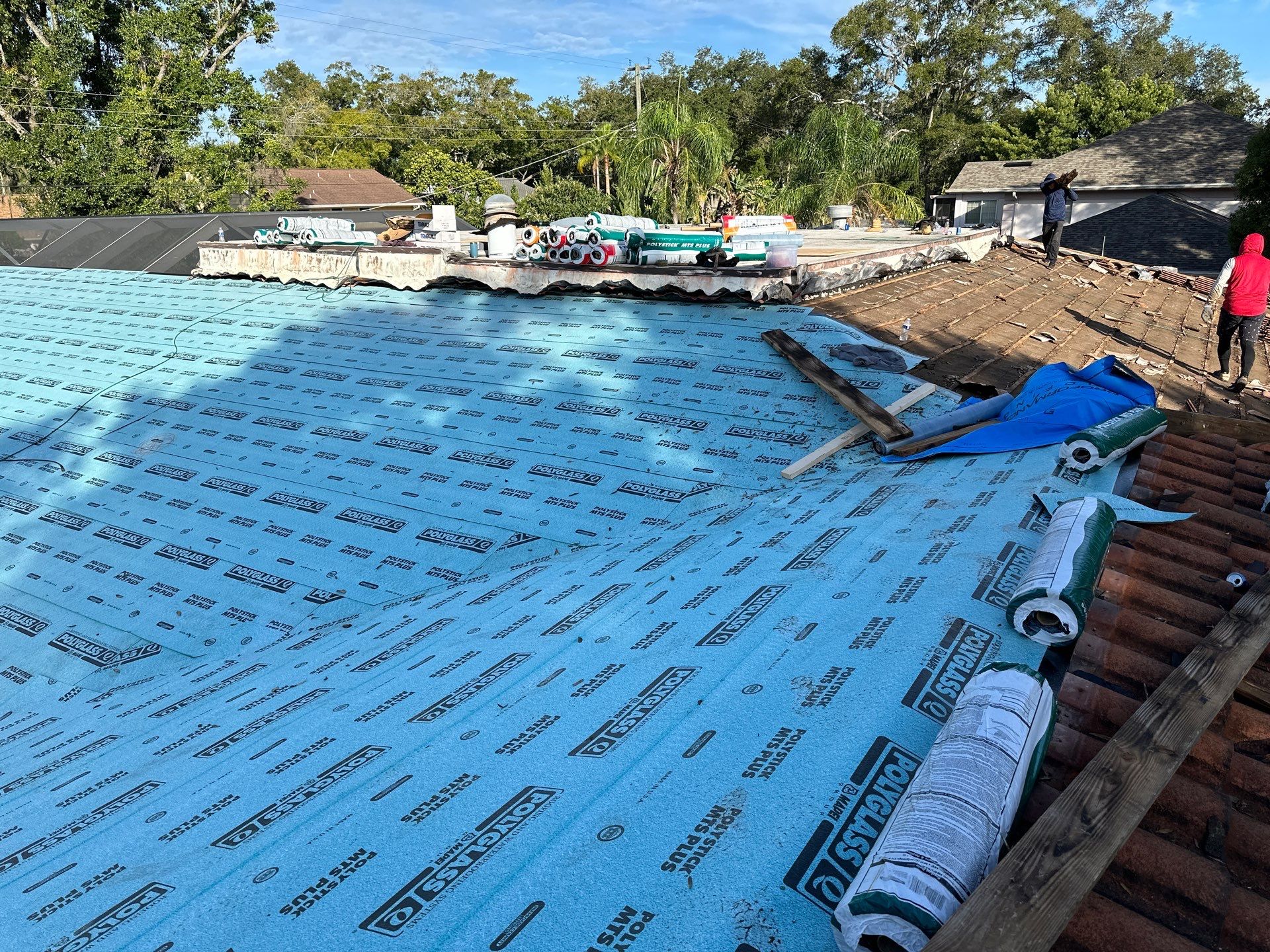 Residential Re-Roof using MS Metals, Copper Penny, Standing Seam. by First Due Roofing