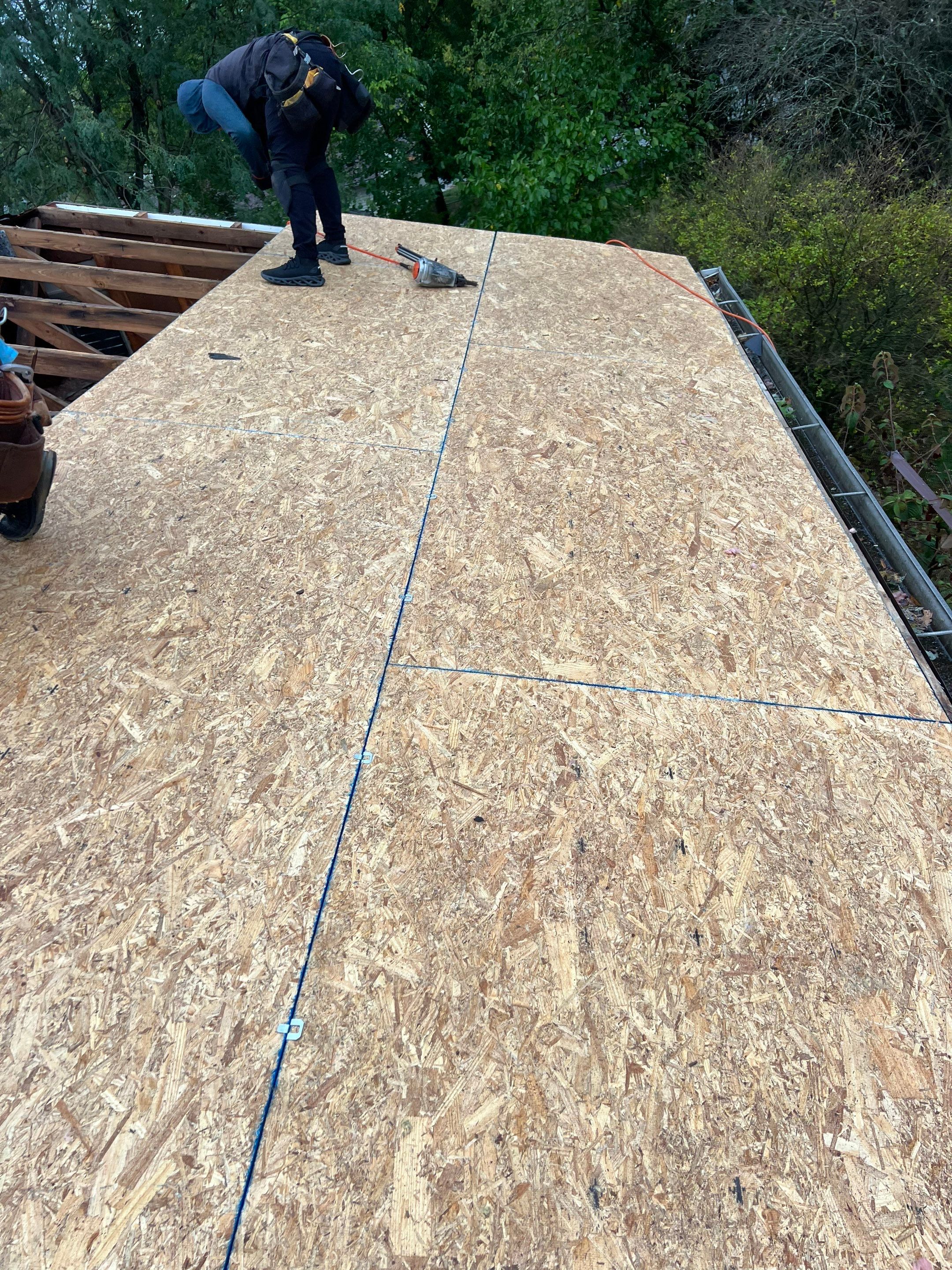 Residential Roofing Installation using IKO dimensional shingles by SOS Home Ohio 