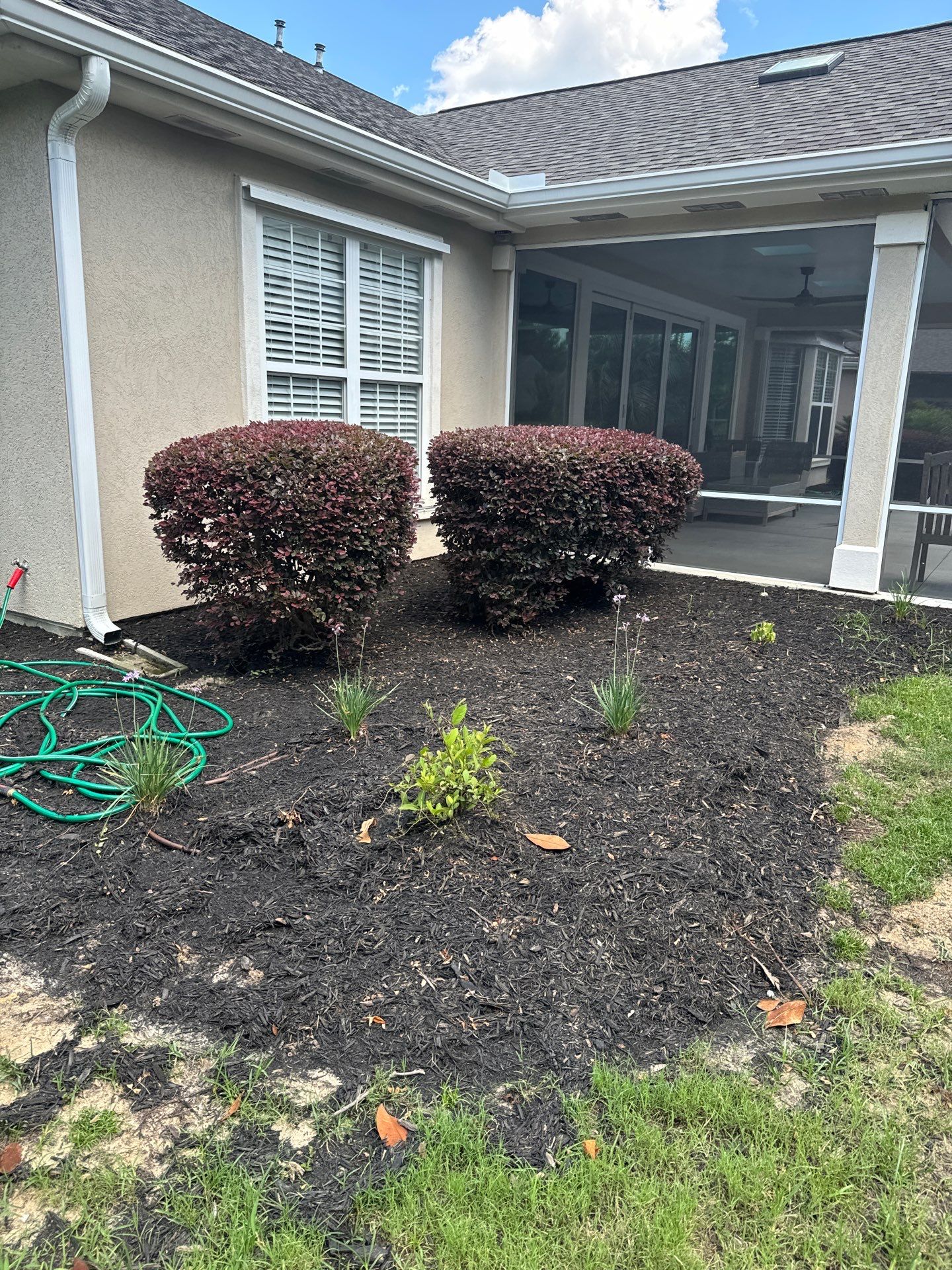 Residential Landscape Refresh and Full Mulch Installation by Lowcountry Scapes, LLC