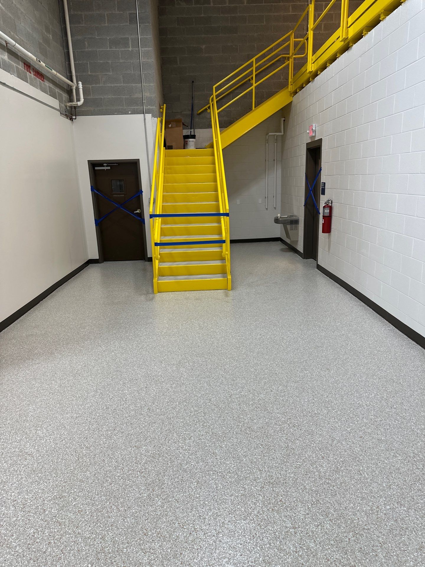 Commercial Floor Coating using Palomino by My Garage Floor Guys