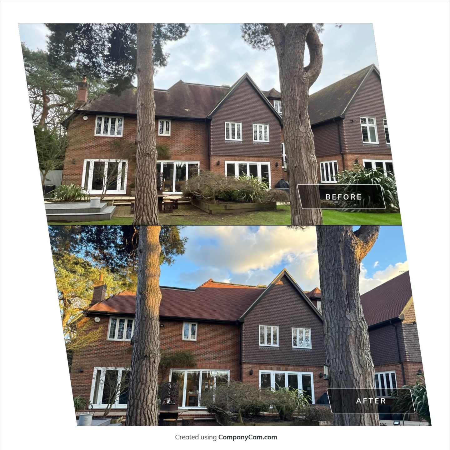 Roof - Driveway - Patio Clean using 18inch Whirlaway FSC by Ges Exterior Cleaning ltd