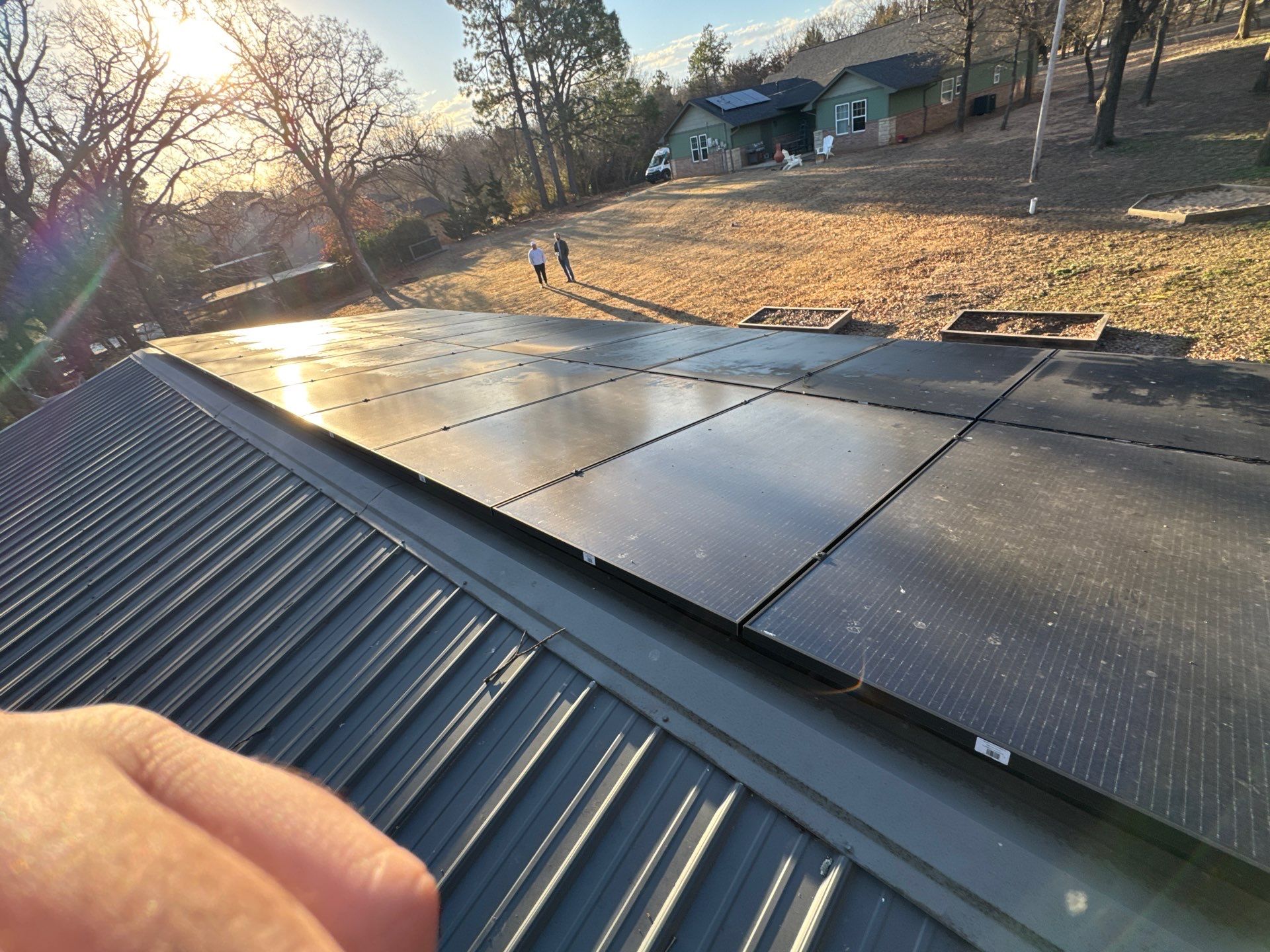 Metal Roof Replacement & Solar Reset in Edmond, OK by 5Coat Roofing & Construction