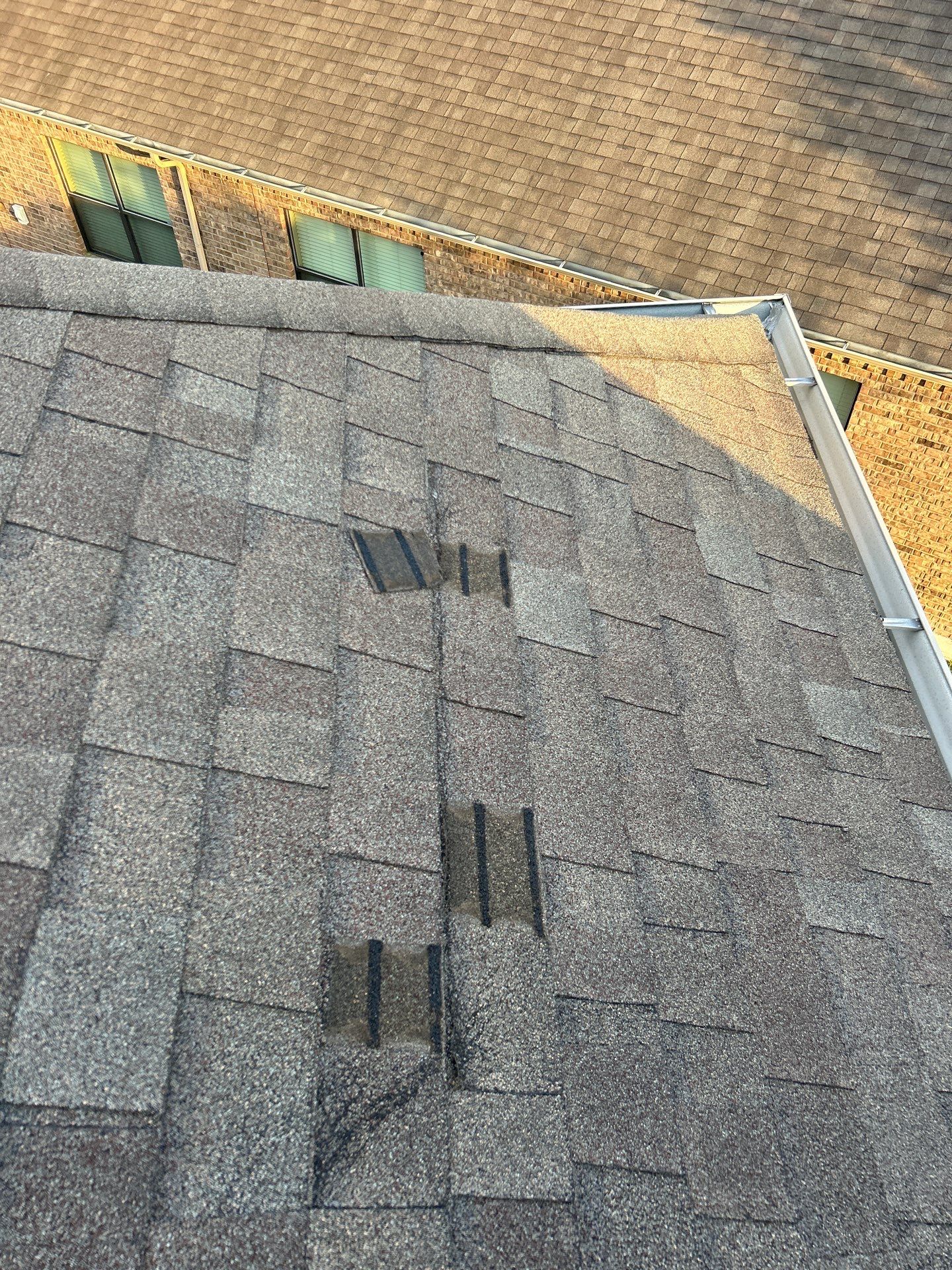 Hail Damage using Owen's Corning Duration (Lifetime) Shingles by Roof Repair Company