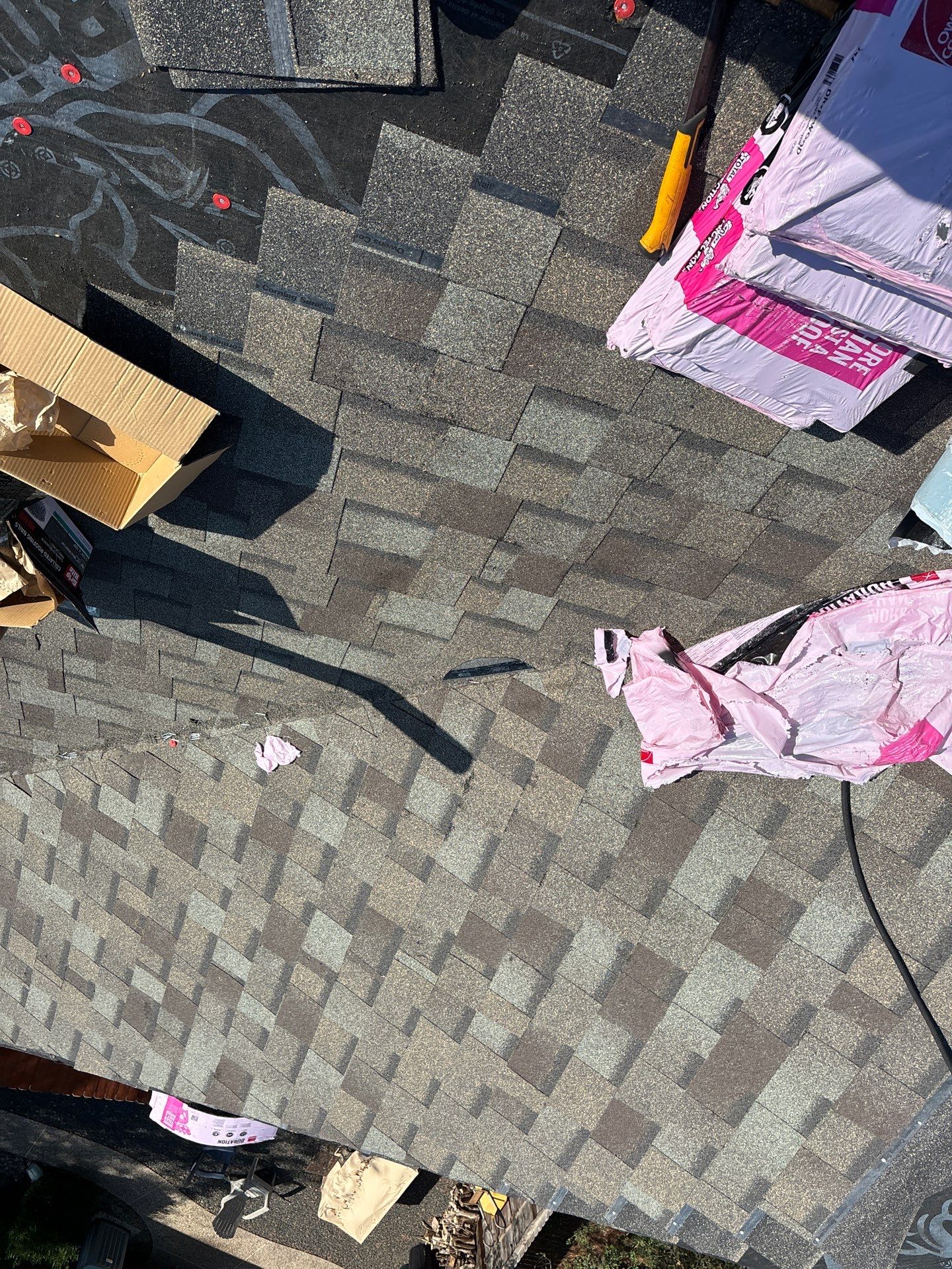 Residential Roofing Installation using Owen's Corning Duration (Lifetime) Shingles by Roof Repair Company