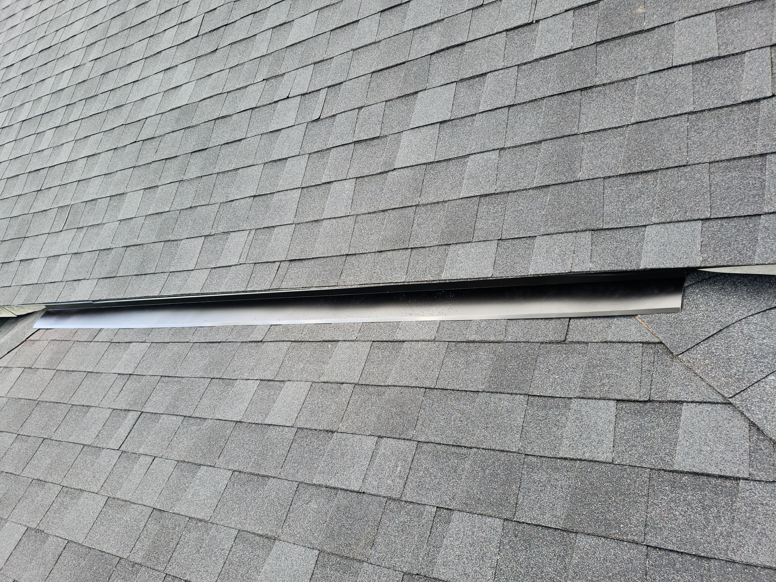 ATLAS PINNACLE COLOR: PRISTINE SCHOTCHGARD BLACK SHADOW DRIP EDGE: BLACK by Eagle Eye Roofing