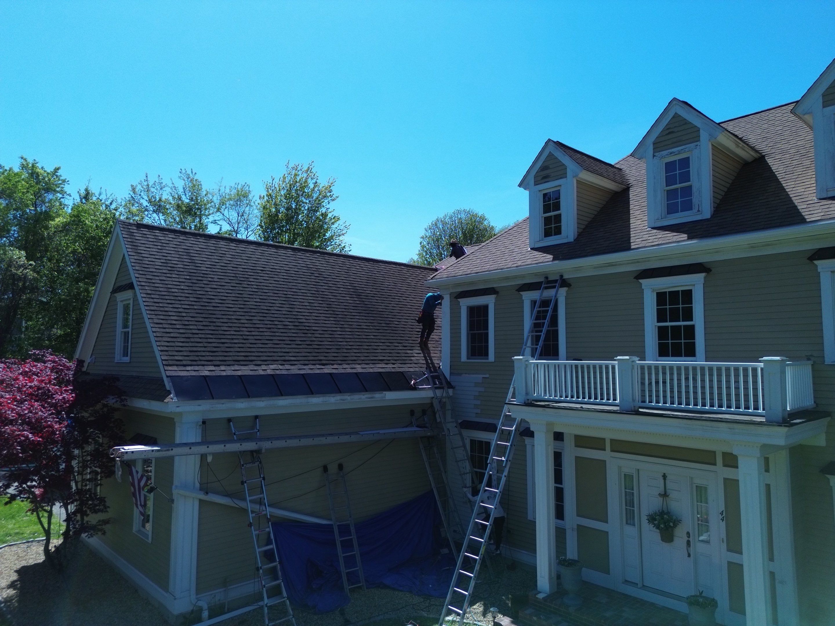 Ice Dam Remediation + EPDM Waterproofing + PVC Trim Restoration by Mighty Dog Roofing of Greater Middlesex County