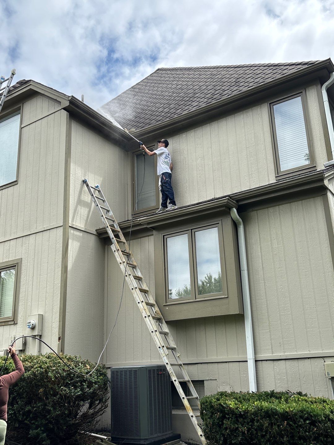 Exterior Painting and Extensive Wood Rot Repair in Overland Park by Cougar Painting