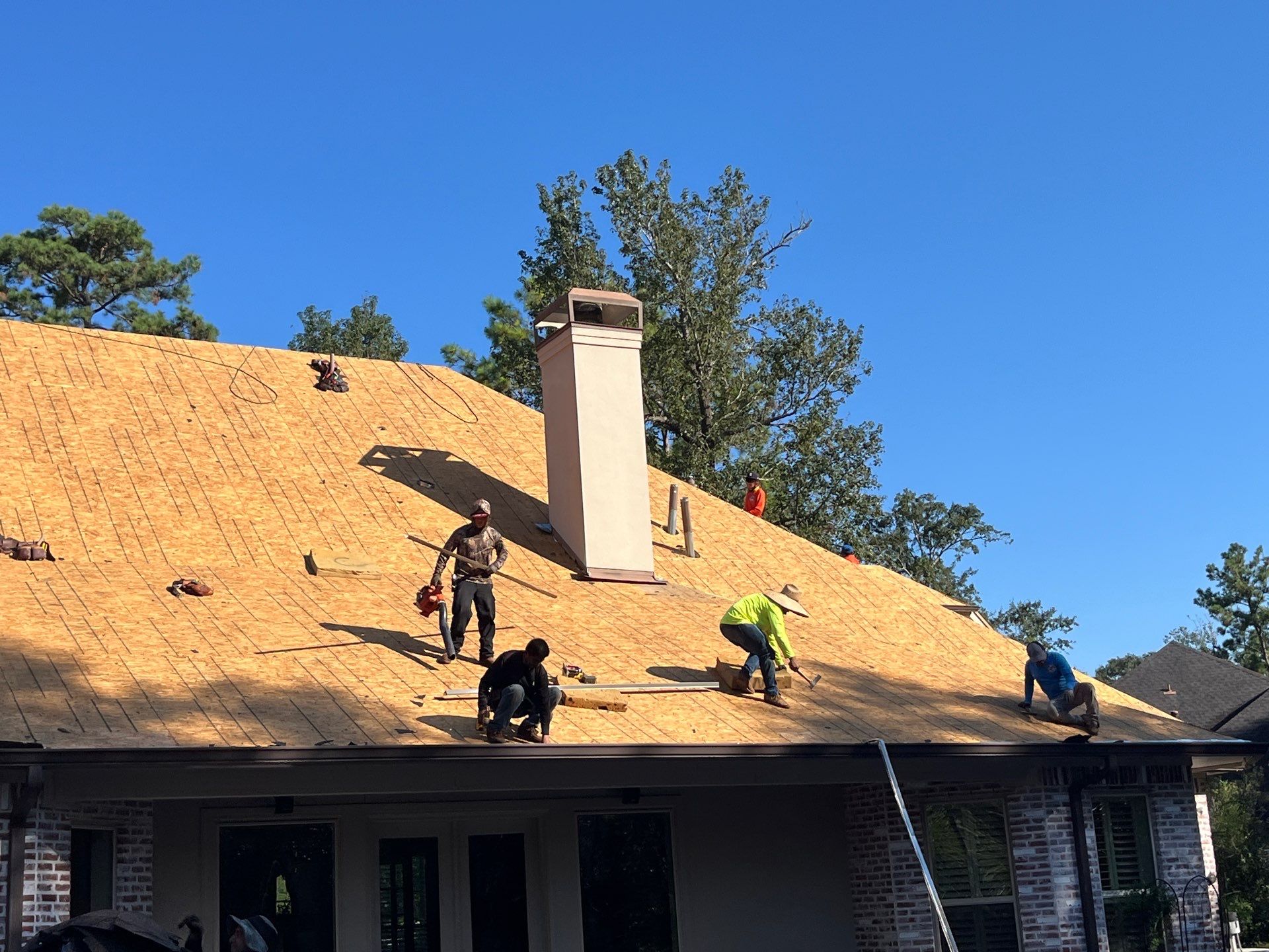Residential Roofing Installation using Owen's Corning Duration (Lifetime) Shingles by Roof Repair Company