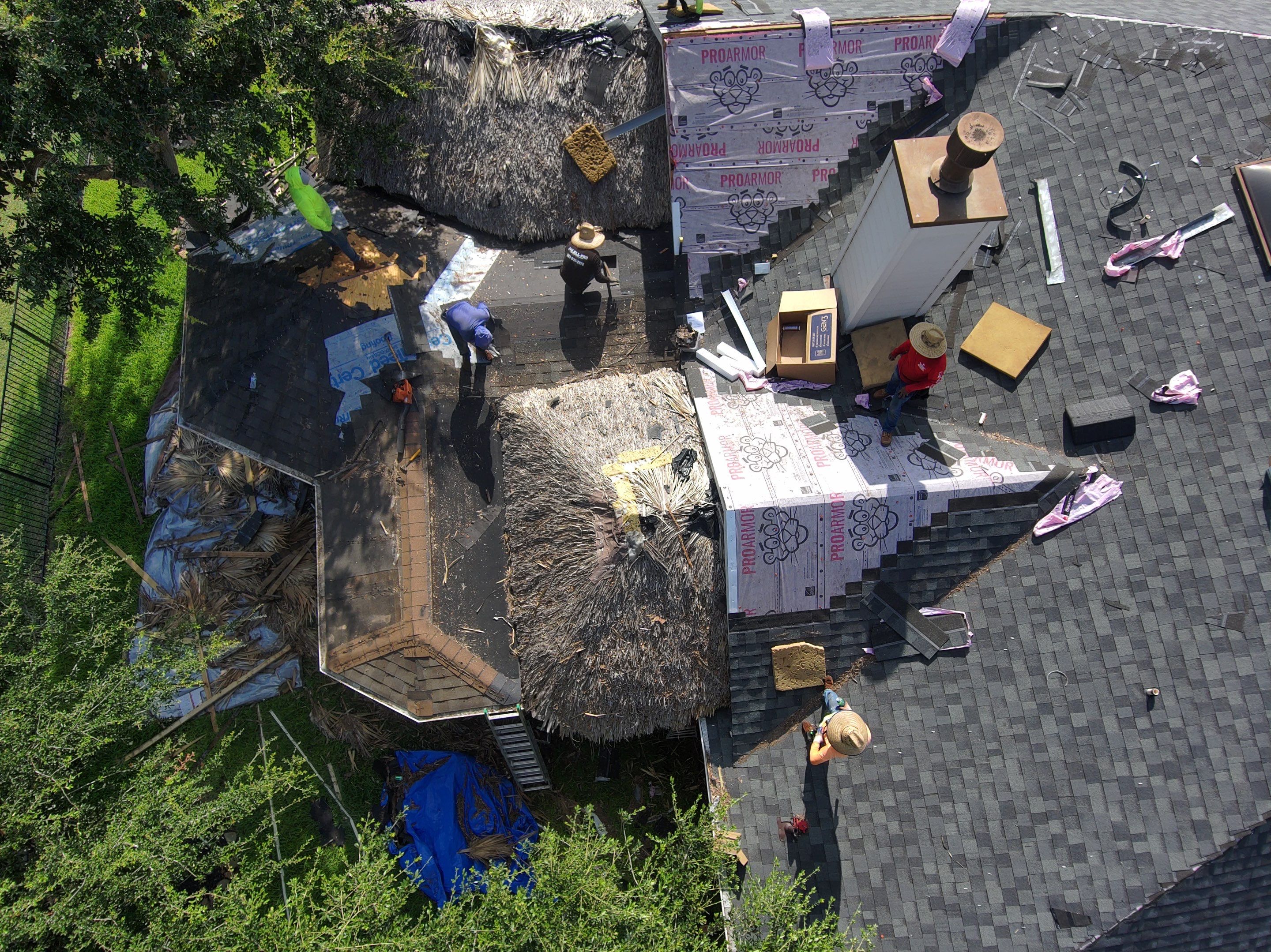 Residential Roofing Installation using Owen's Corning Duration (Lifetime) Shingles by Roof Repair Company