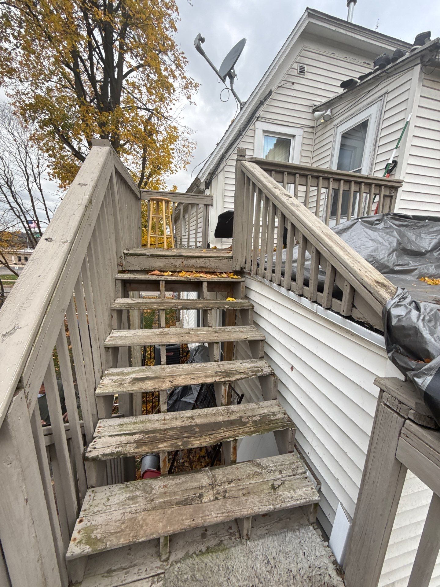 Deck Installation using Treated Lumber by Avalon Roofing and Exteriors