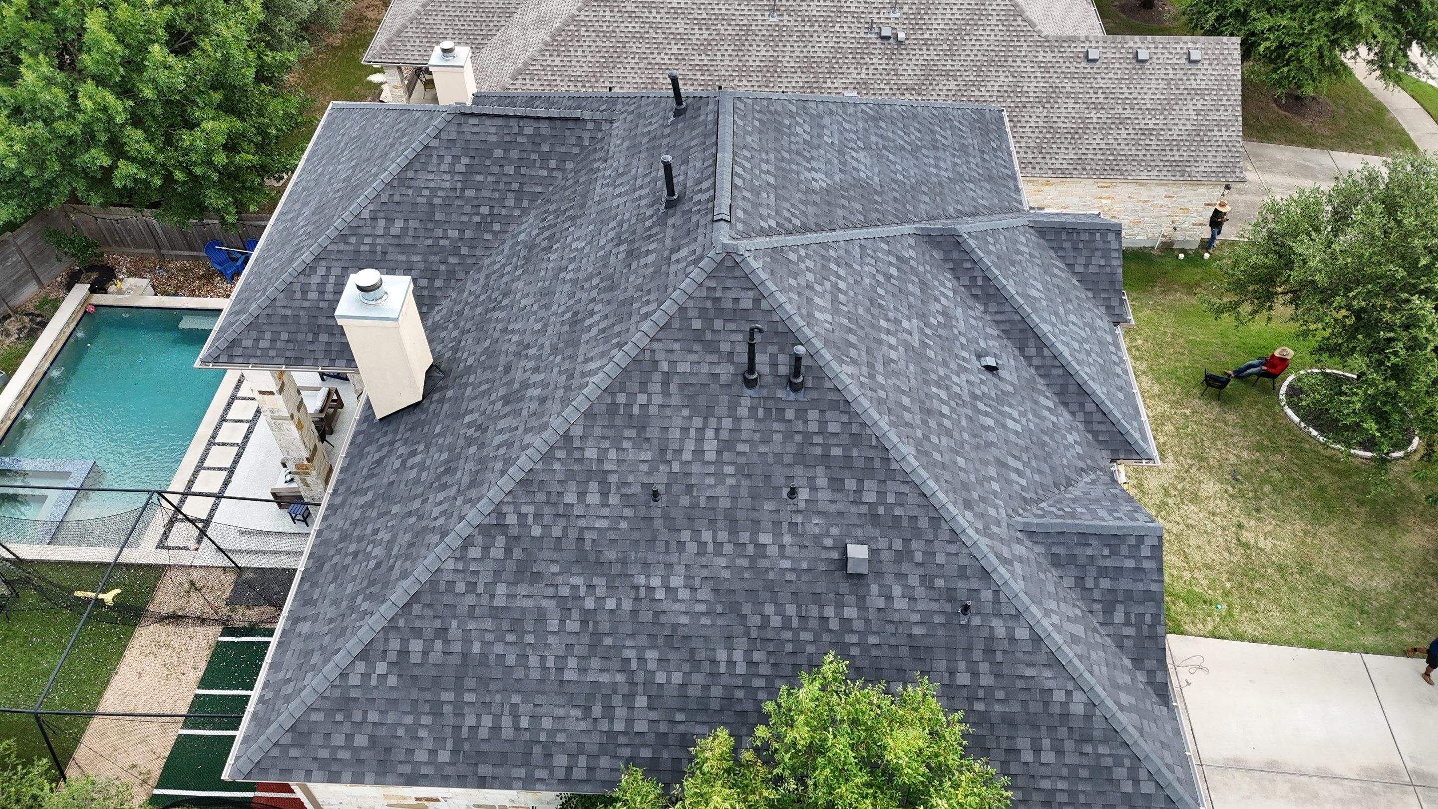 Granite Black Shingles by Perennial Roofing 