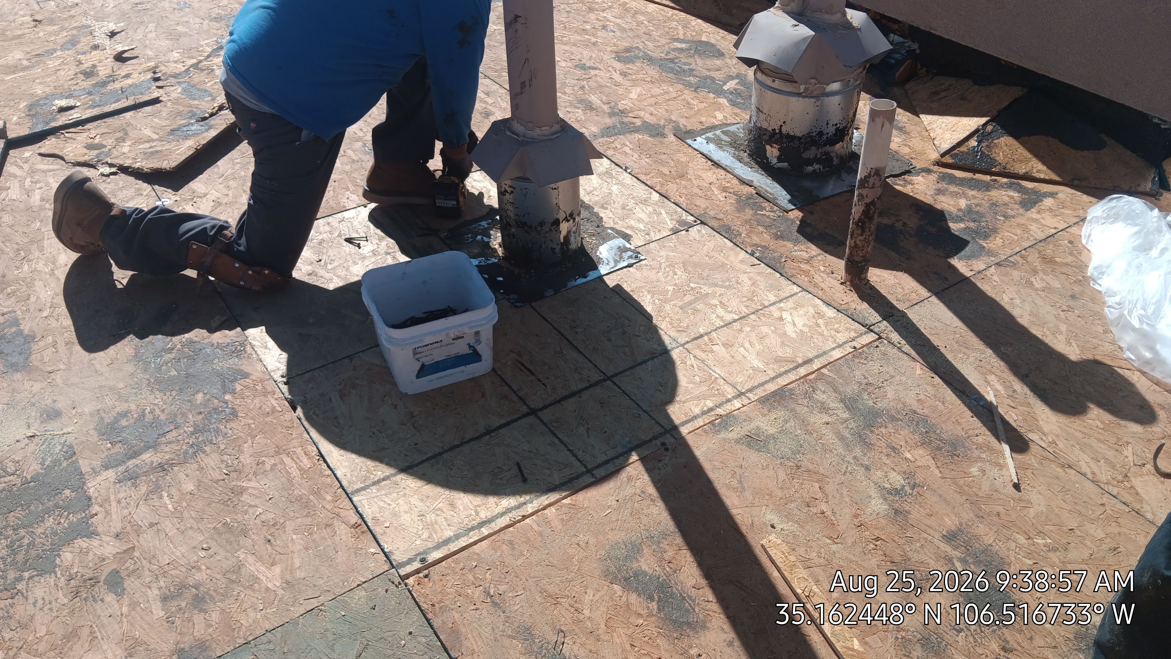 TPO Roof Replacement and Wood Repair in Albuquerque by Doyle Roof Masters Inc