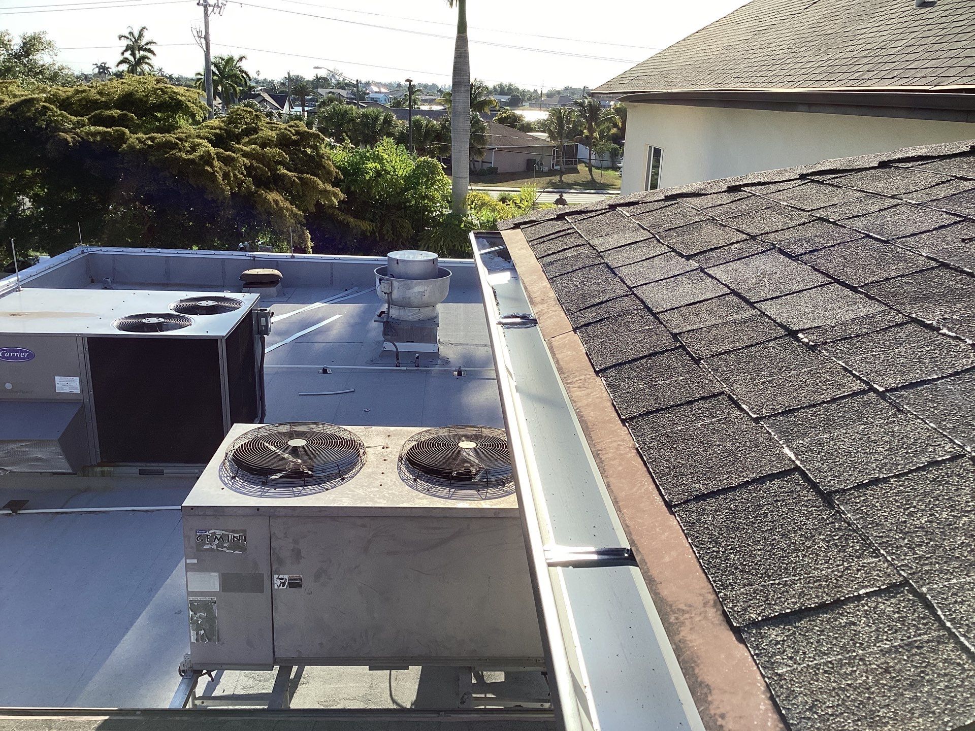 Musket Brown Seamless Gutters using Musket Brown Seamless Gutters in Capen Coral FL by Gutter Professors