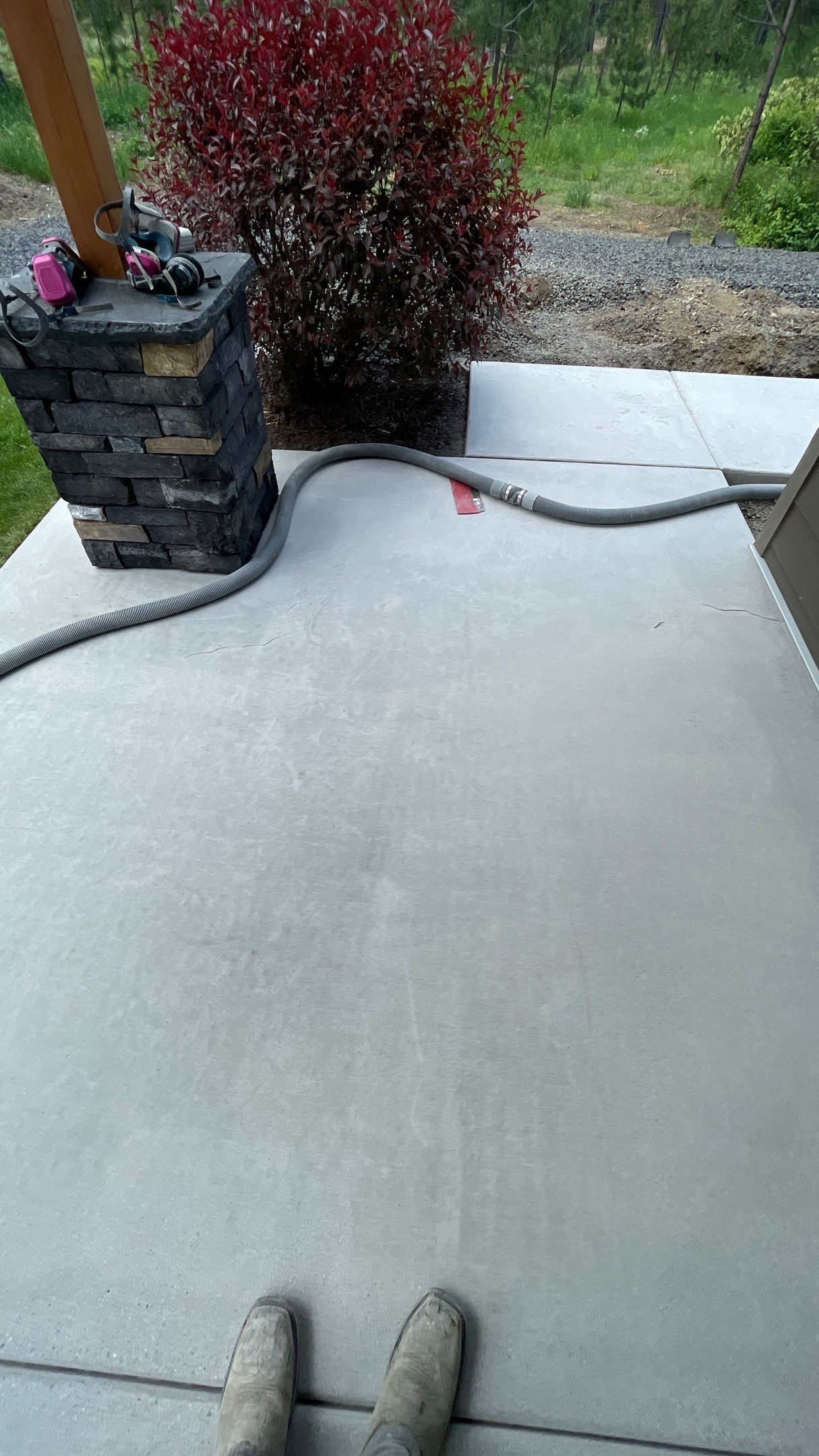 Patio Transformation using Slate Hybrid by Croc Coatings, LLC