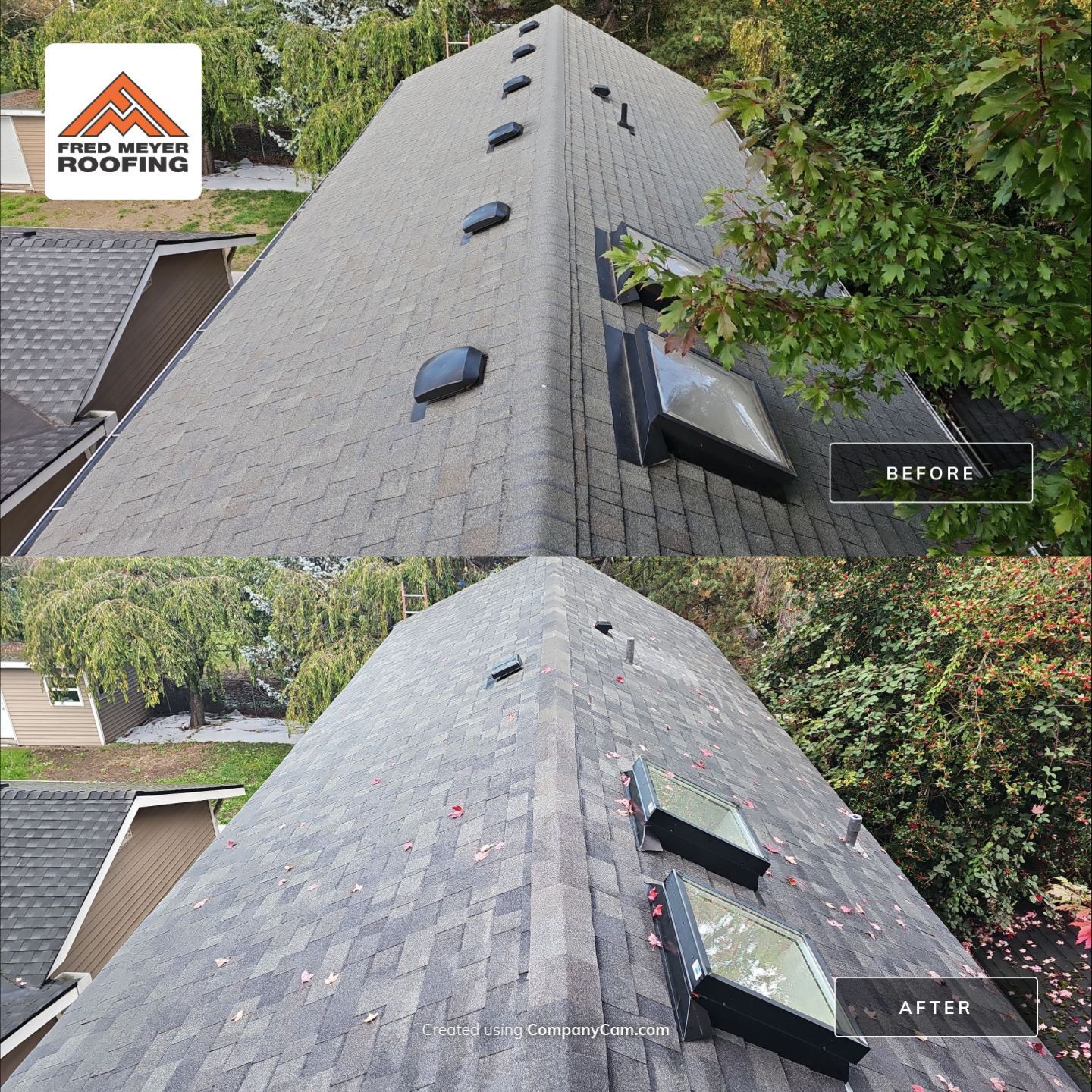 Roof Project in Seattle by Fred Meyer Roofing