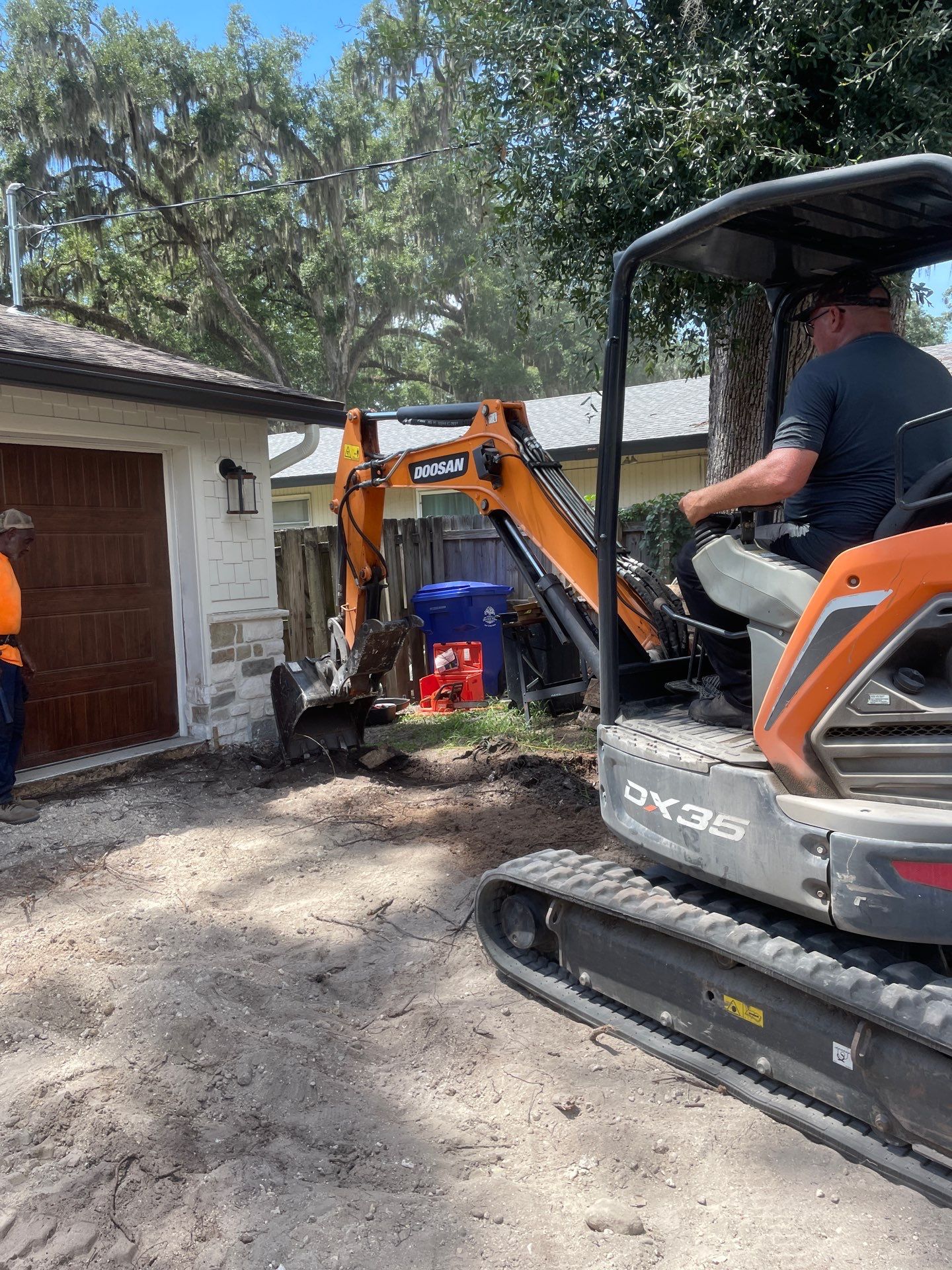Concrete Driveway Replacement and Expansion in Orange Park by Burlington Concrete & Asphalt Inc