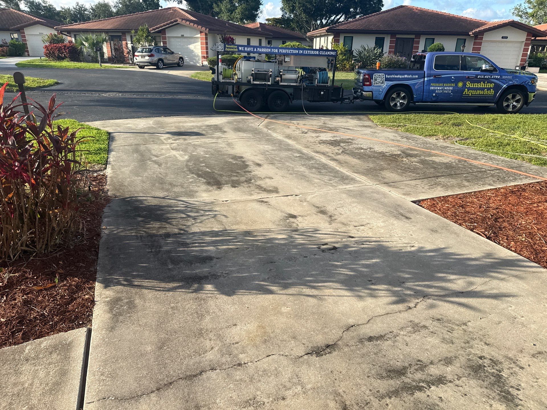 Tile Roof, Driveway & Patio Cleaning – Vivienda at Bradenton I by Sunshine AquaWash