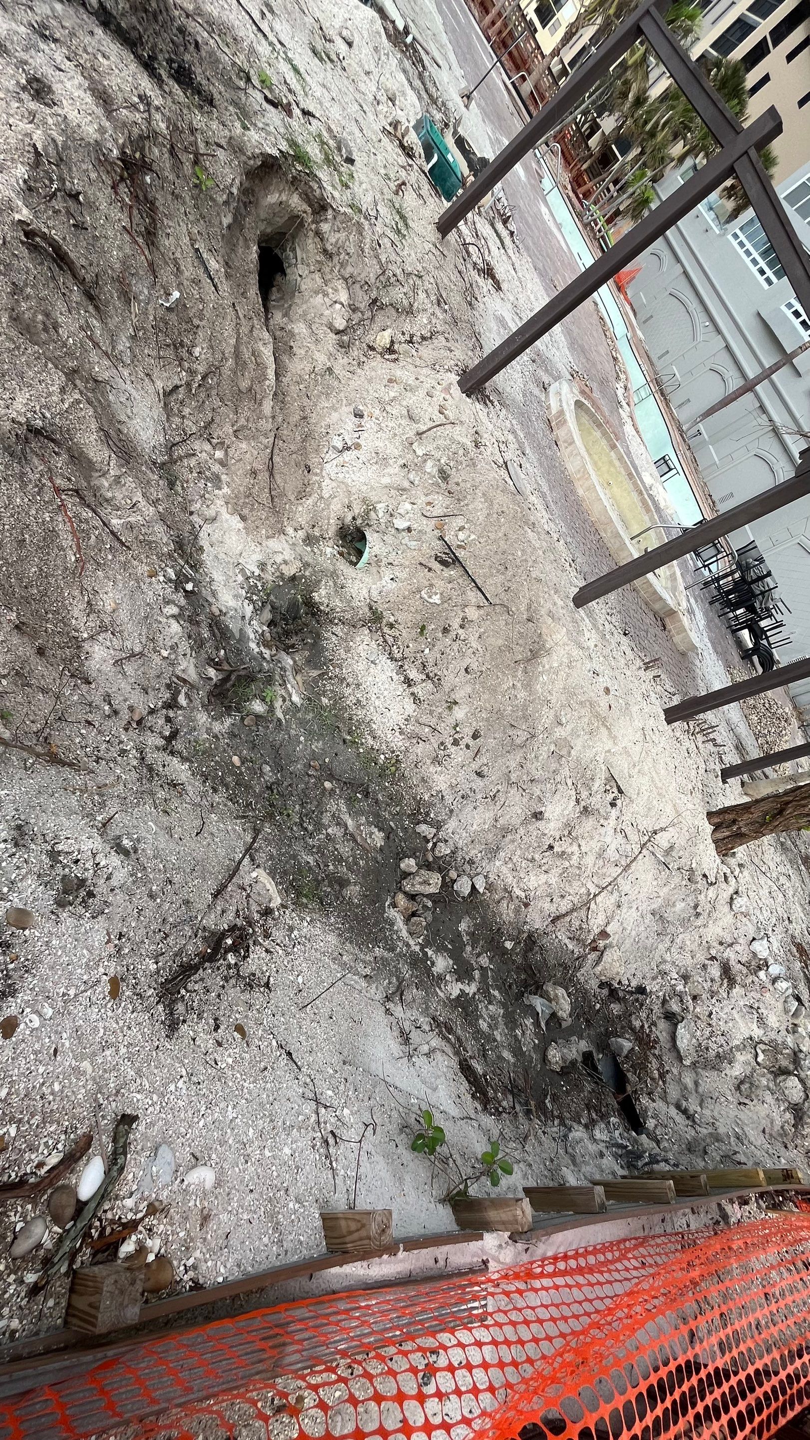 Condo Retention Ponds Filled With Sand From Hurricane Ian by Don Mar, Inc. Storm Water Solutions