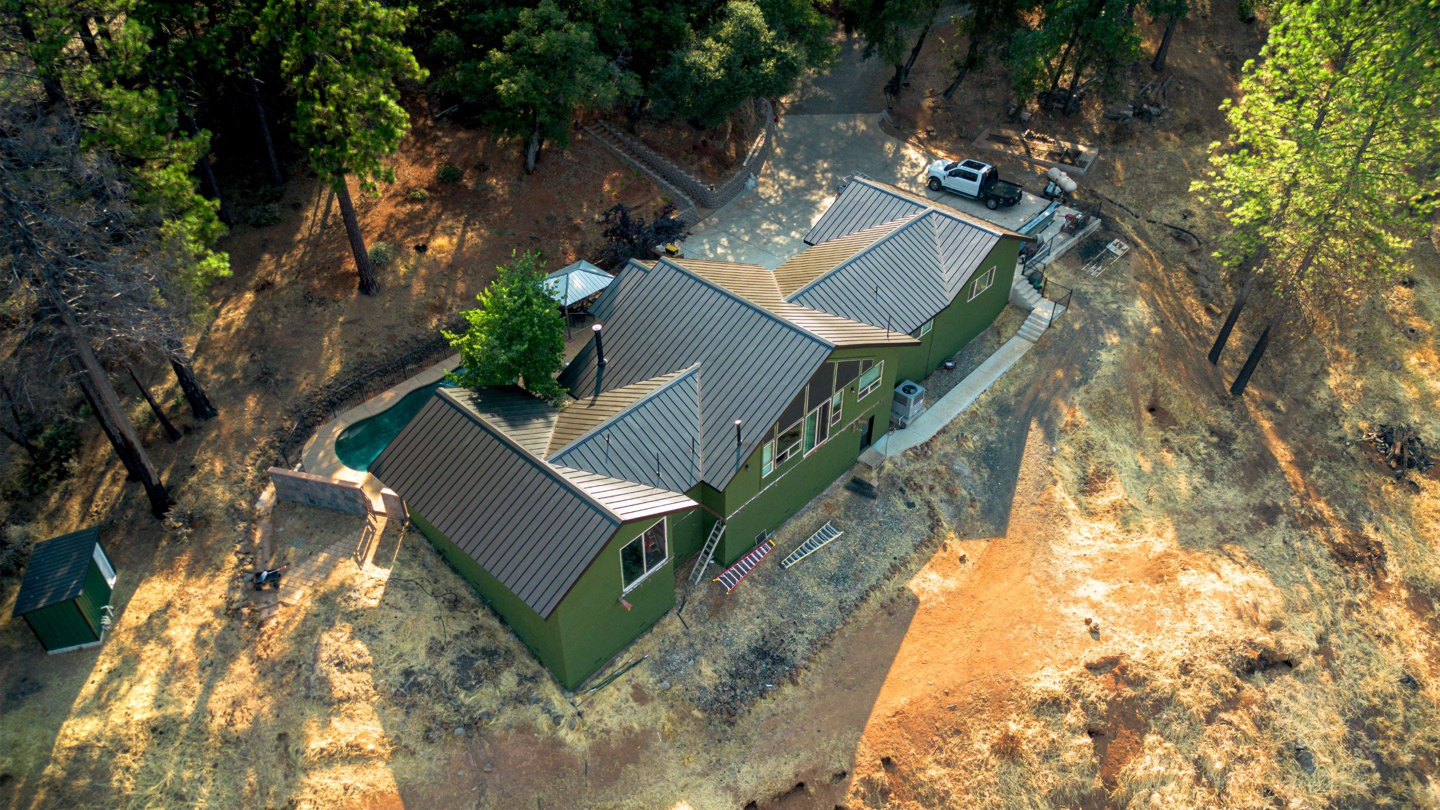 Forest Ranch ASC Skyline Black by Butte Roofing Company License #567600