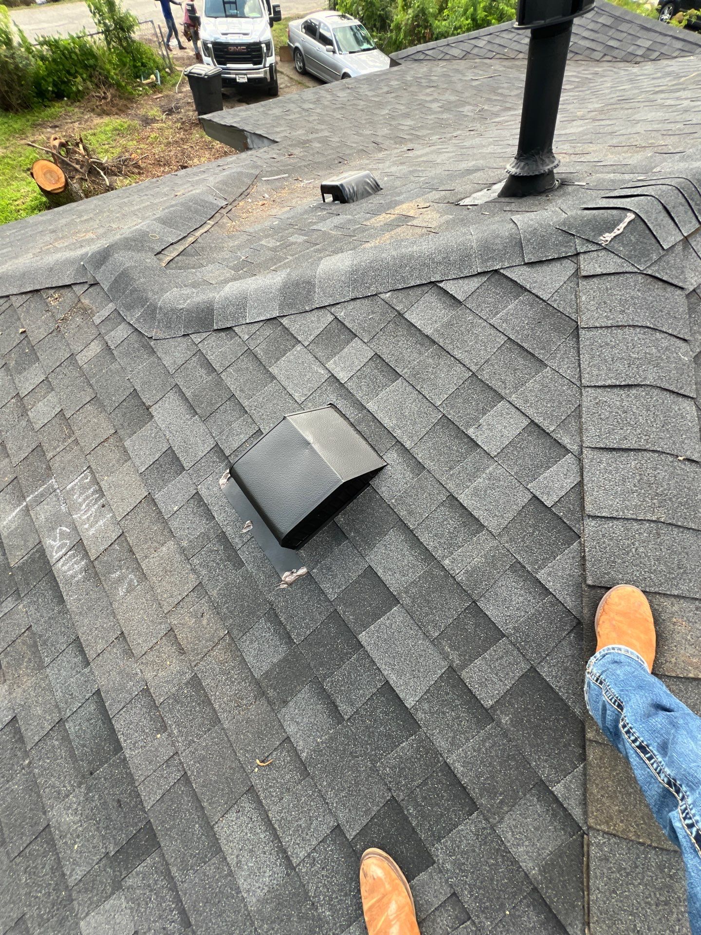 Residential Roofing Repair using Owen's Corning Duration (Lifetime) Shingles by Roof Repair Company