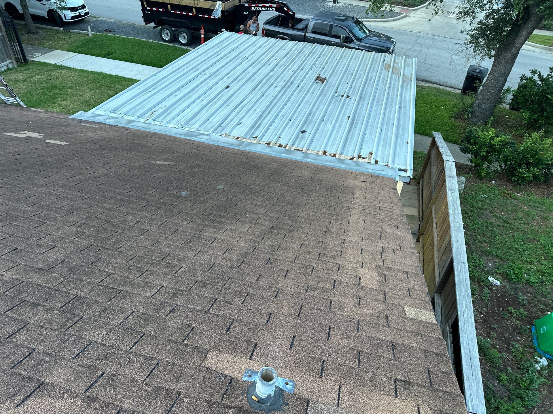 Project in Houston by Motion Roofing