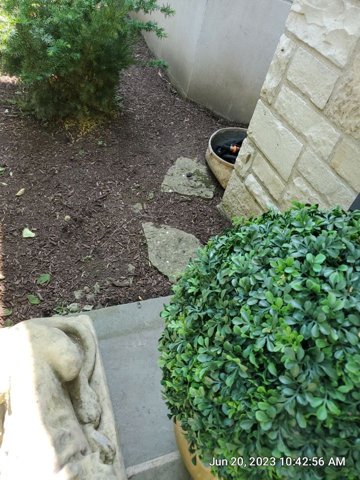 natural stone cleaning using Algaecide, soft wash soap by Northern Power Washing LLC.