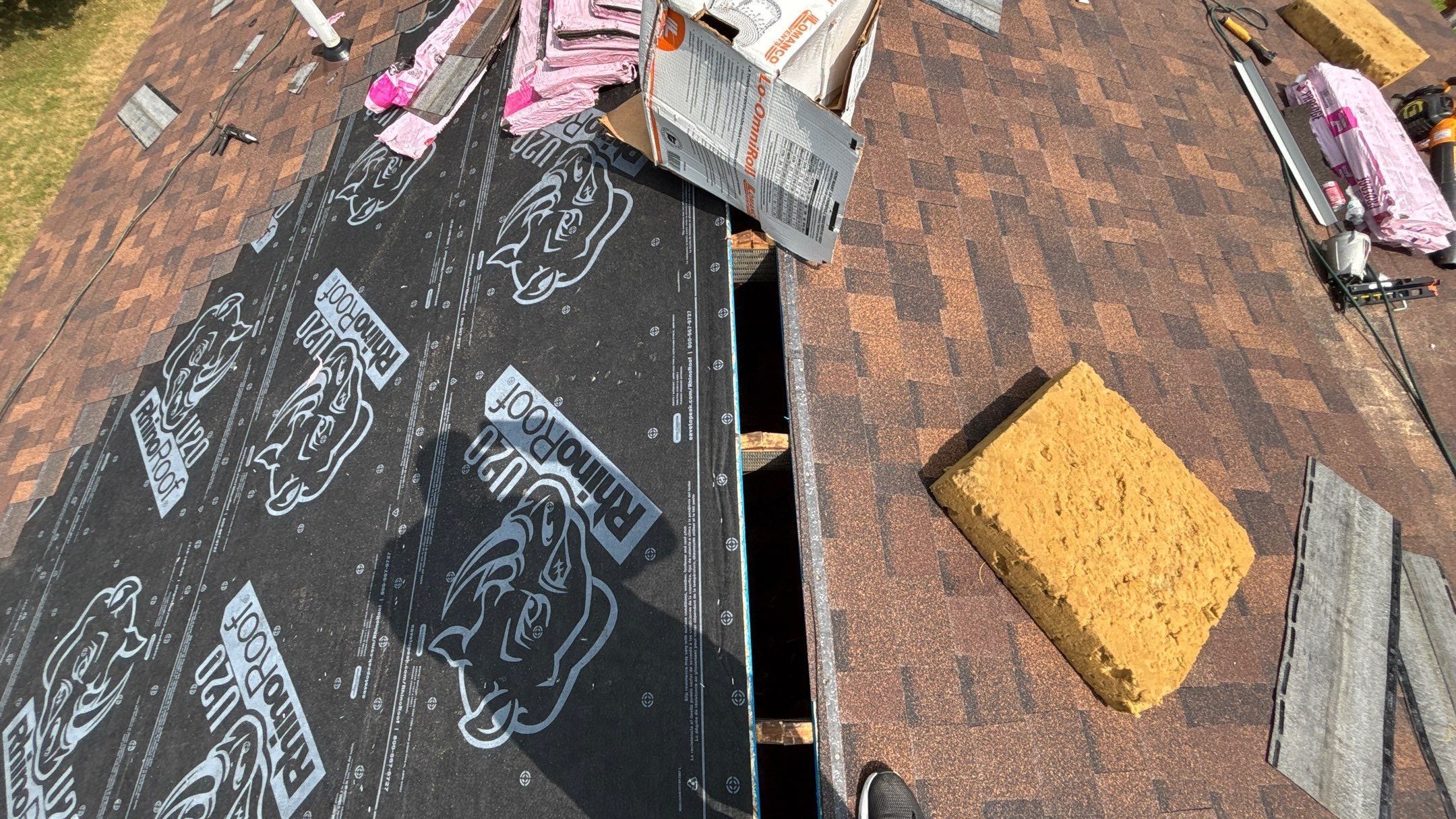 Roof Replacement using Owens Corning Brownwood by 180 Contractors