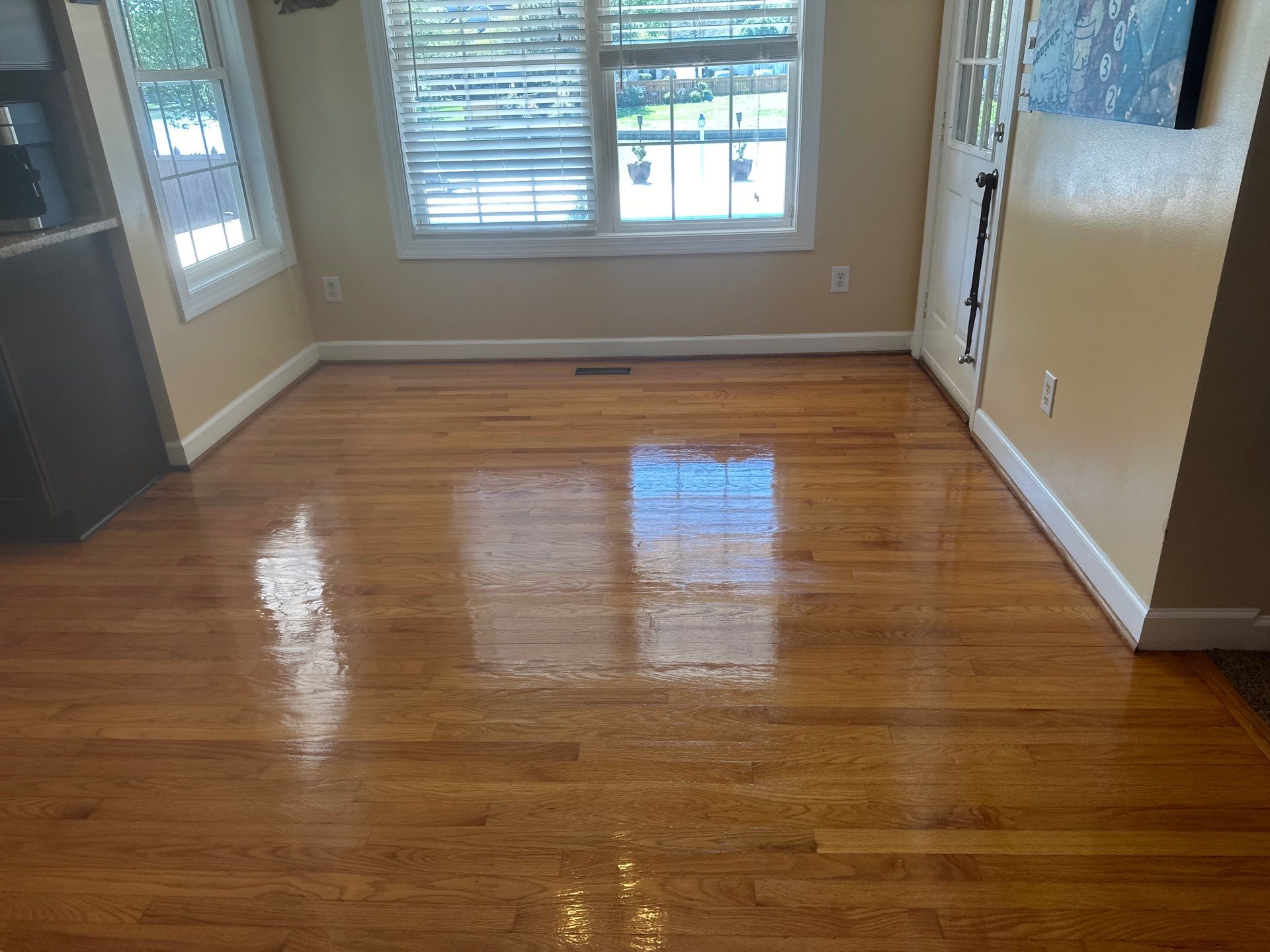 Hardwood Renewal  using Finish Em by Monster Clean