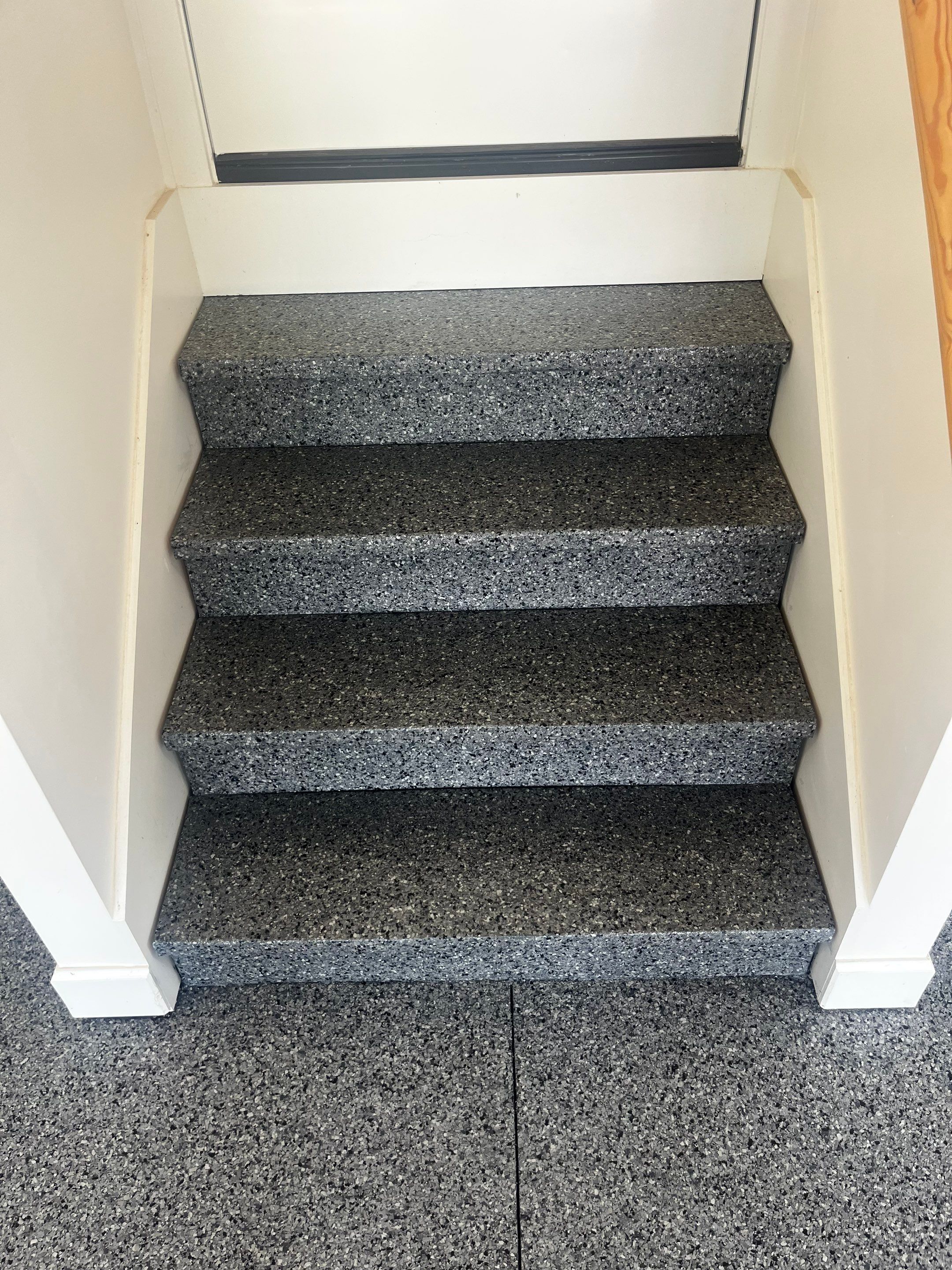 Garage Floor Coating using Nightfall by My Garage Floor Guys