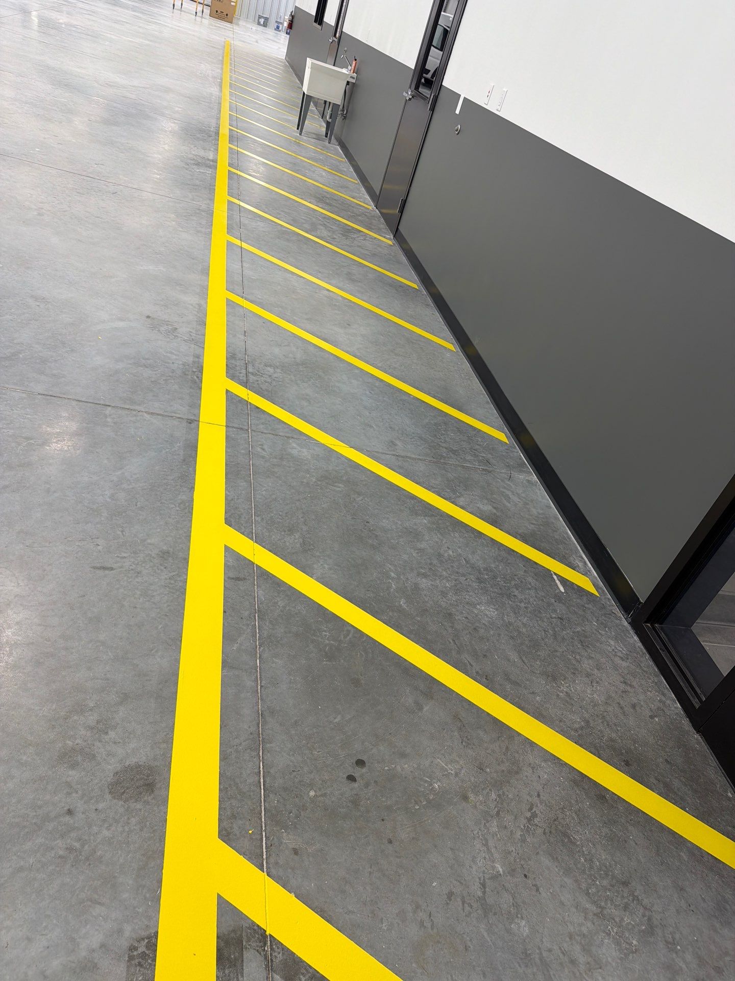 Industrial Epoxy Safety Marking and Hatch Layout in Spring Hill by Everline Coatings & Services - Southwest FL