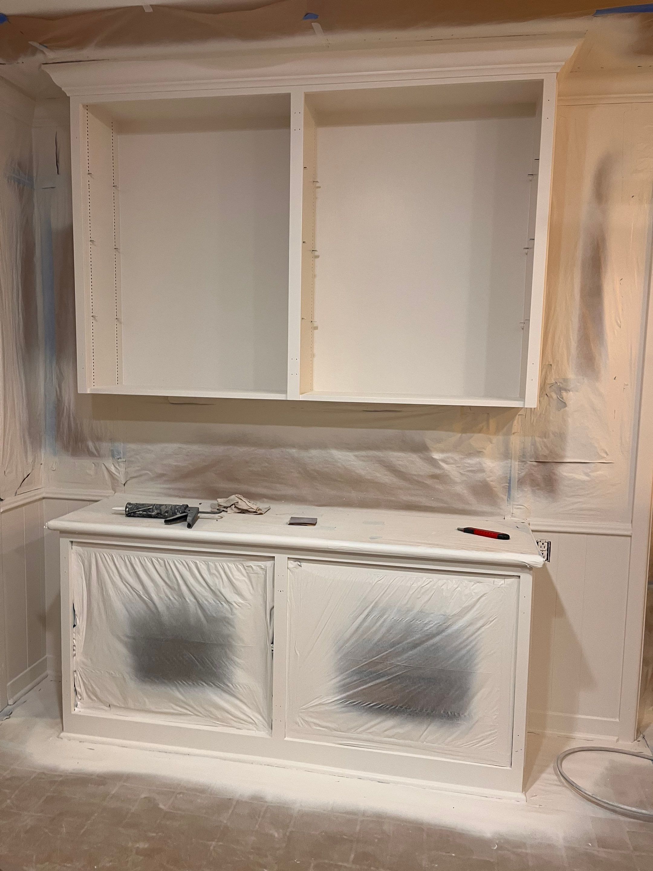 A Brilliant Cabinet Transformation | Tyler TX Quality Coats Painting by Quality Coats Painting